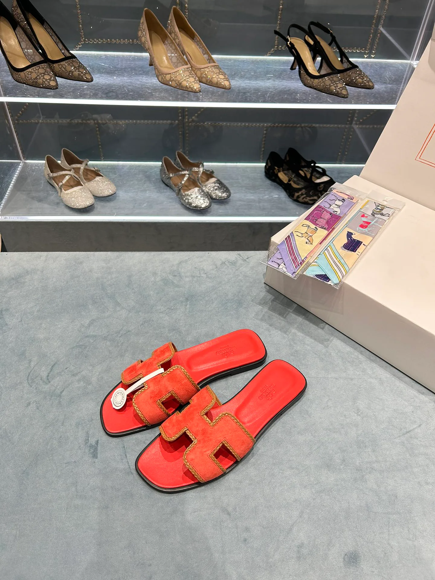 Шлепанцы Женские Hermes 9878127
