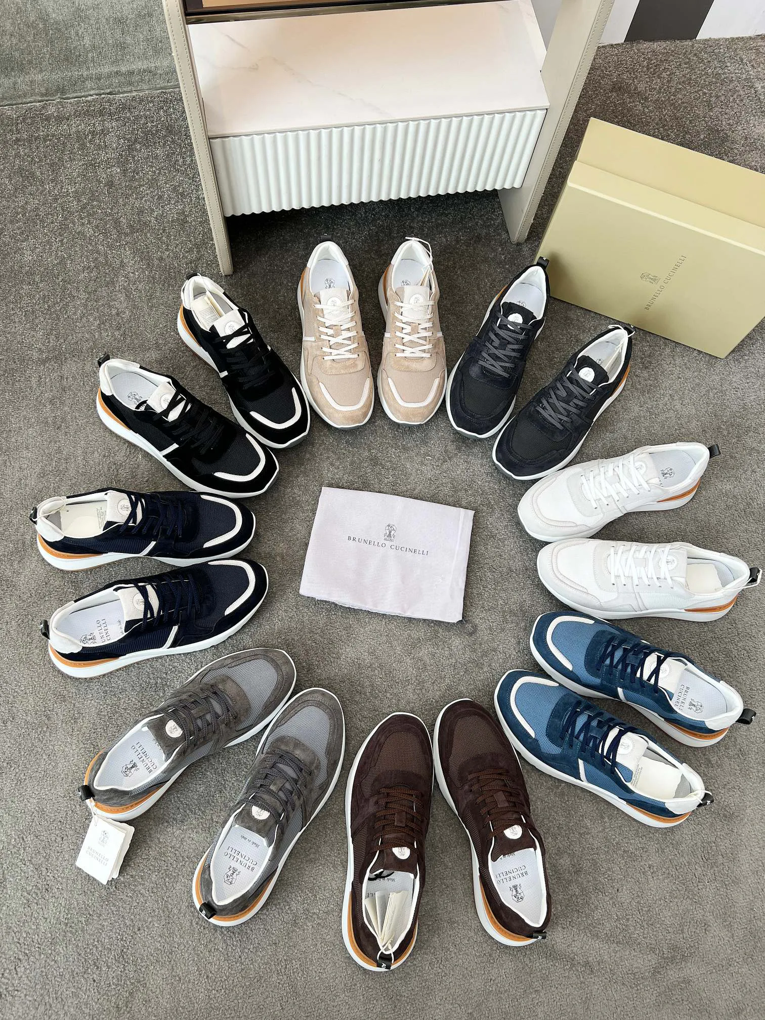 Кроссовки Мужские Brunello Cucinelli 1845432