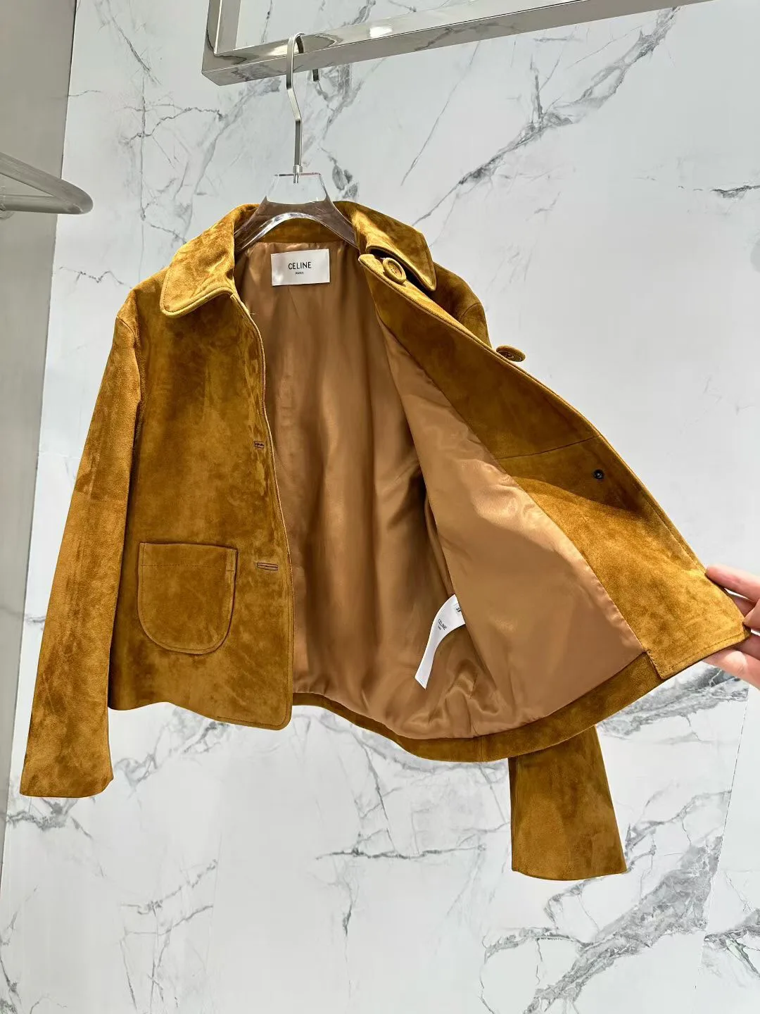 Кожаные Куртки И Дублёнки Женские Celine 11868459