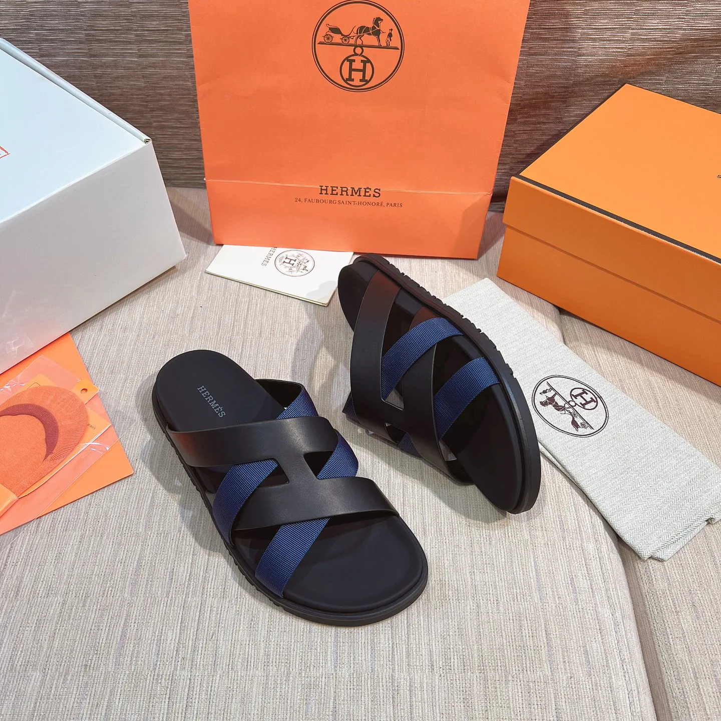 Шлепанцы Женские Hermes 1765952