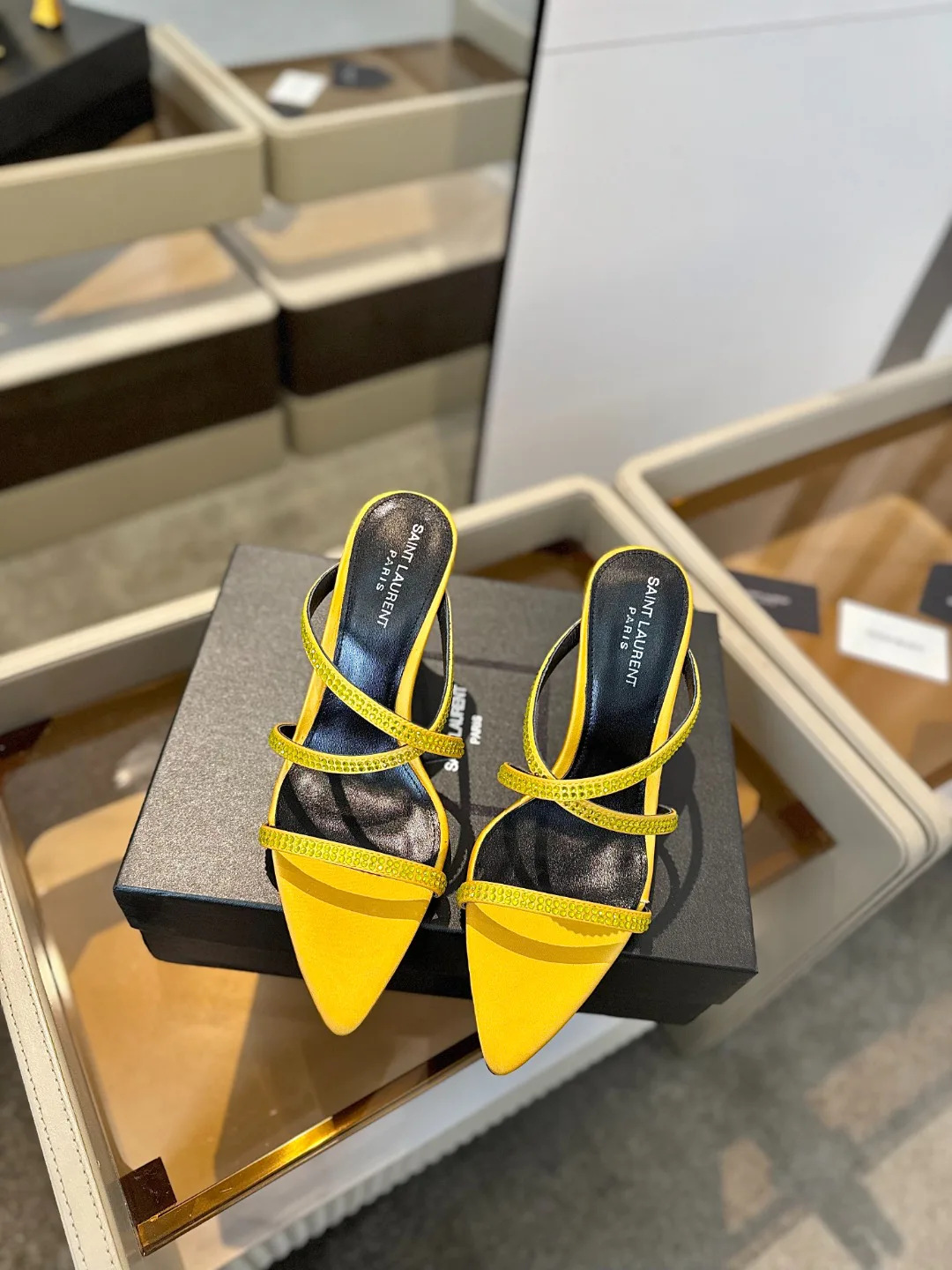 Босоножки Женские Saint Laurent 22062