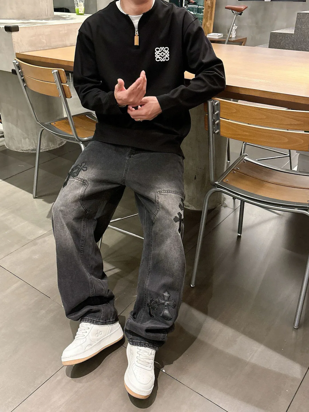 Джинсы Мужские Chrome Hearts 150528