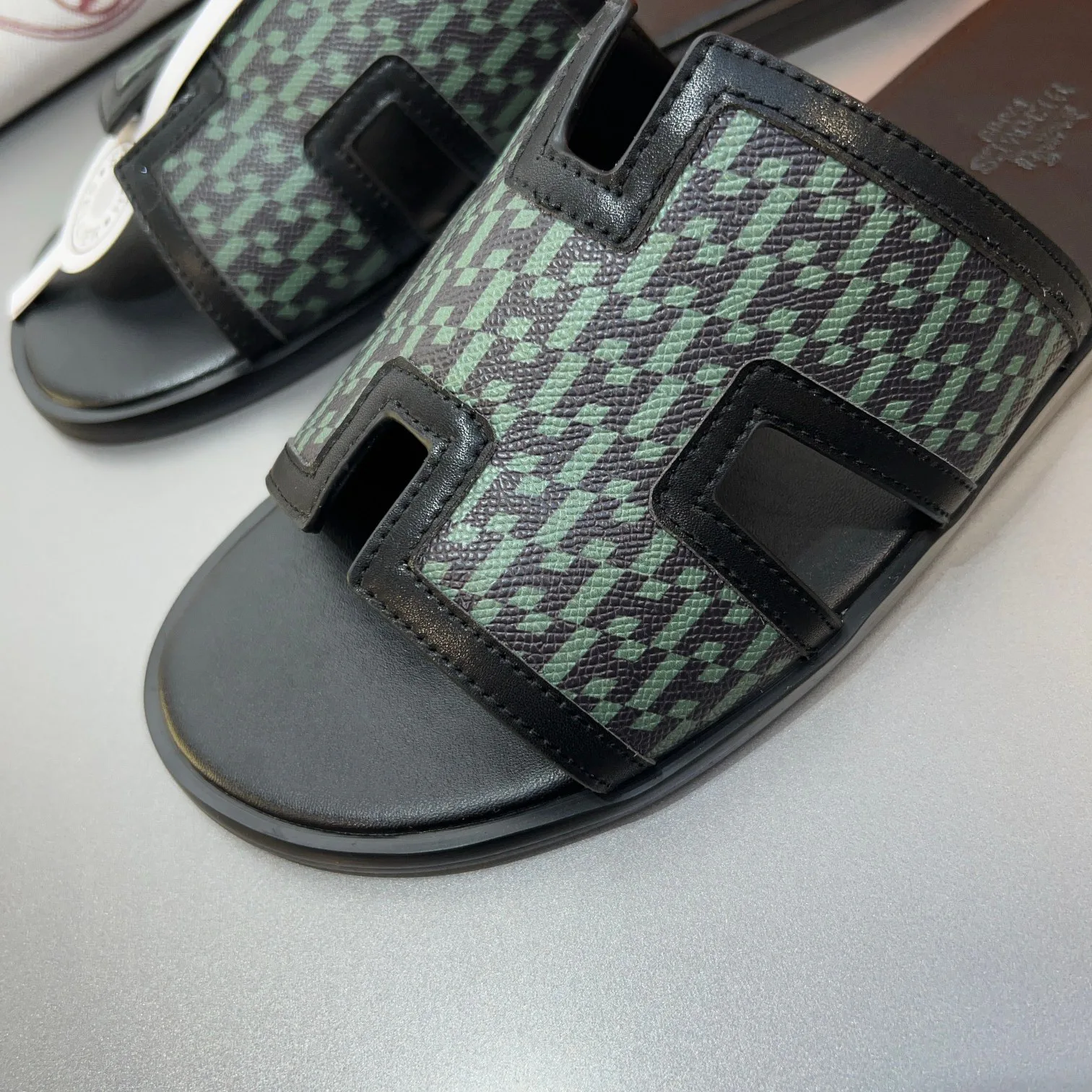 Шлепанцы Мужские Hermes 29558