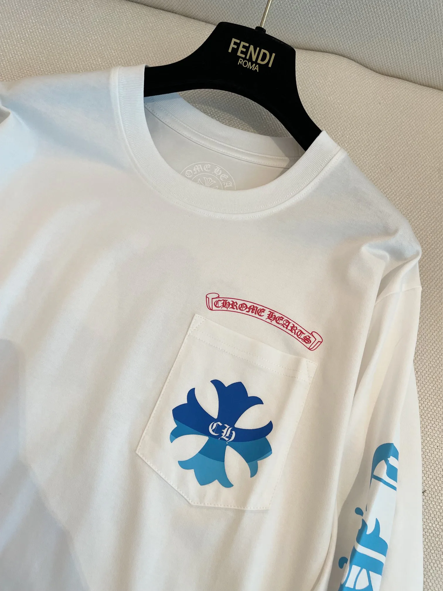 Лонгсливы Женские Chrome Hearts 11900991