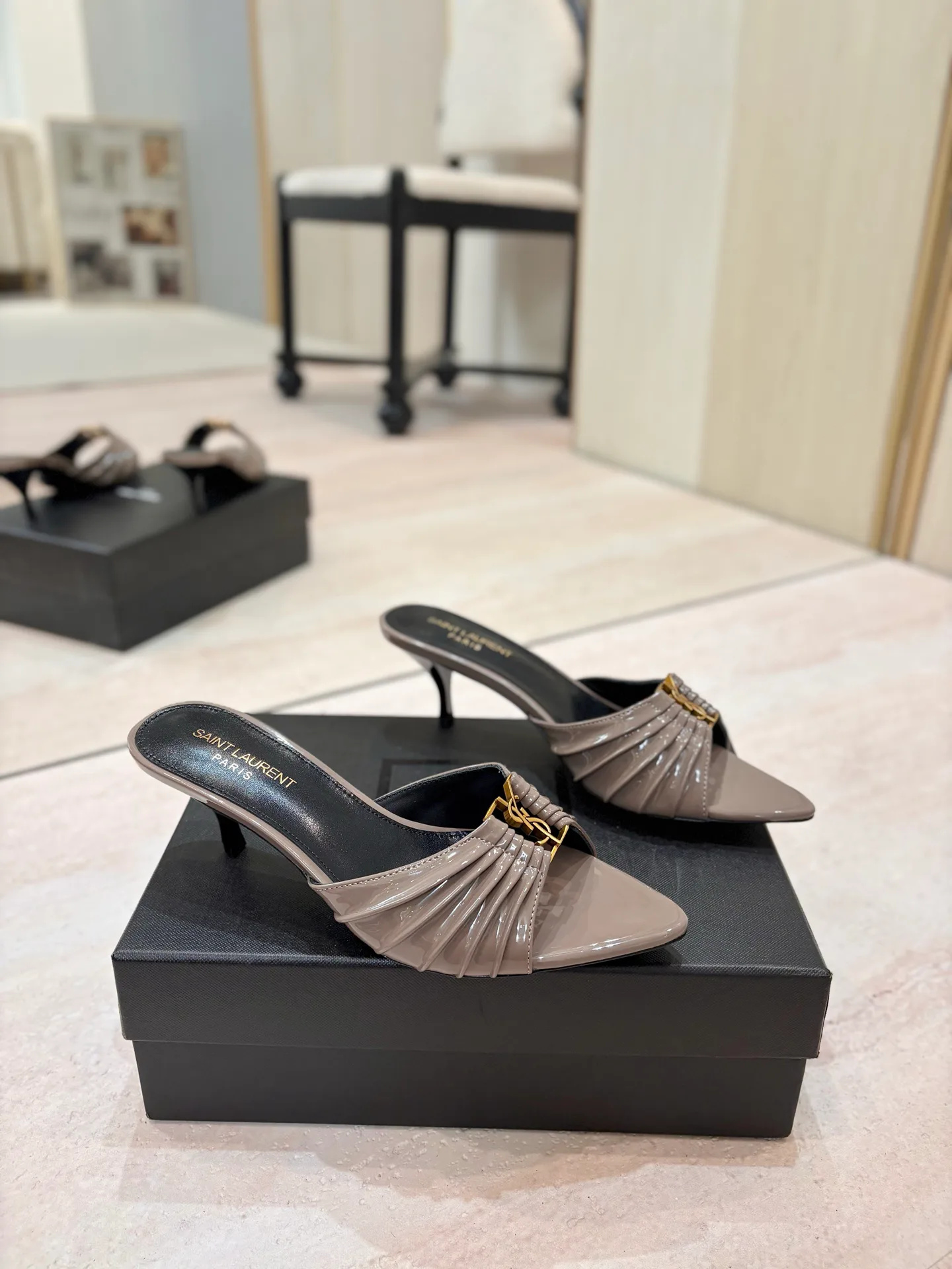 Мюли И Сабо Женские Saint Laurent 17476078