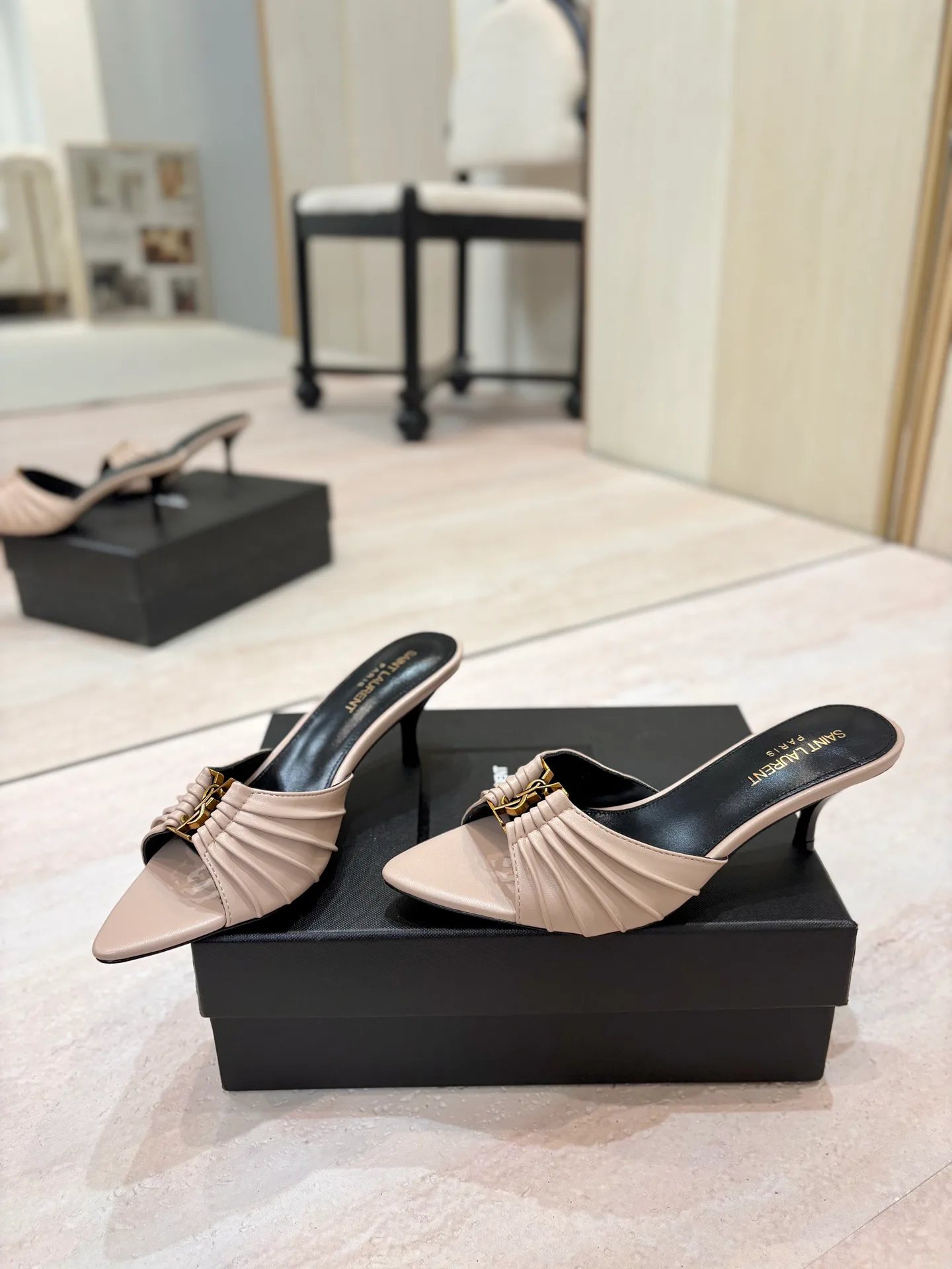 Мюли И Сабо Женские Saint Laurent 17476035