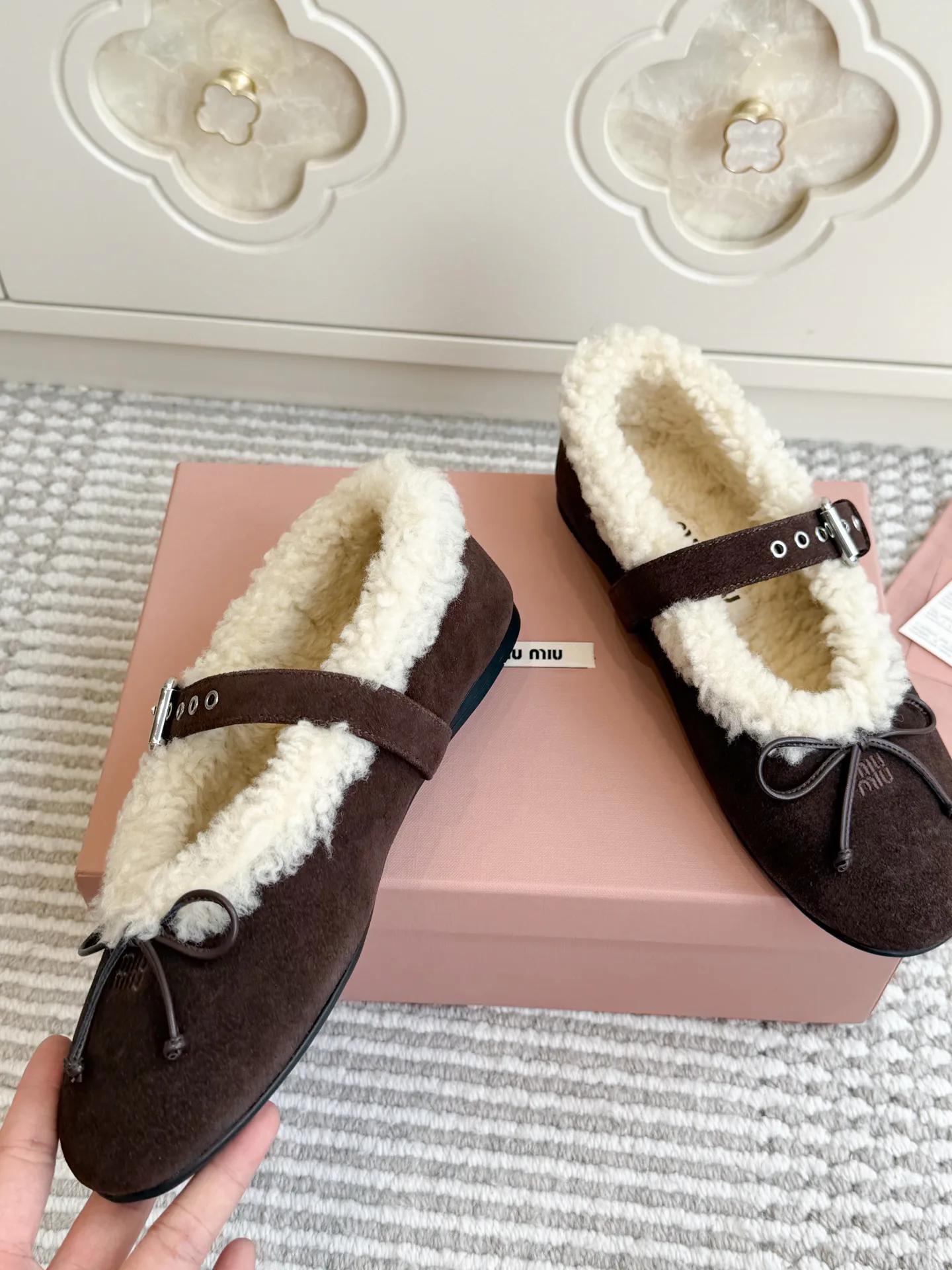 Балетки Женские Miu Miu 18092838