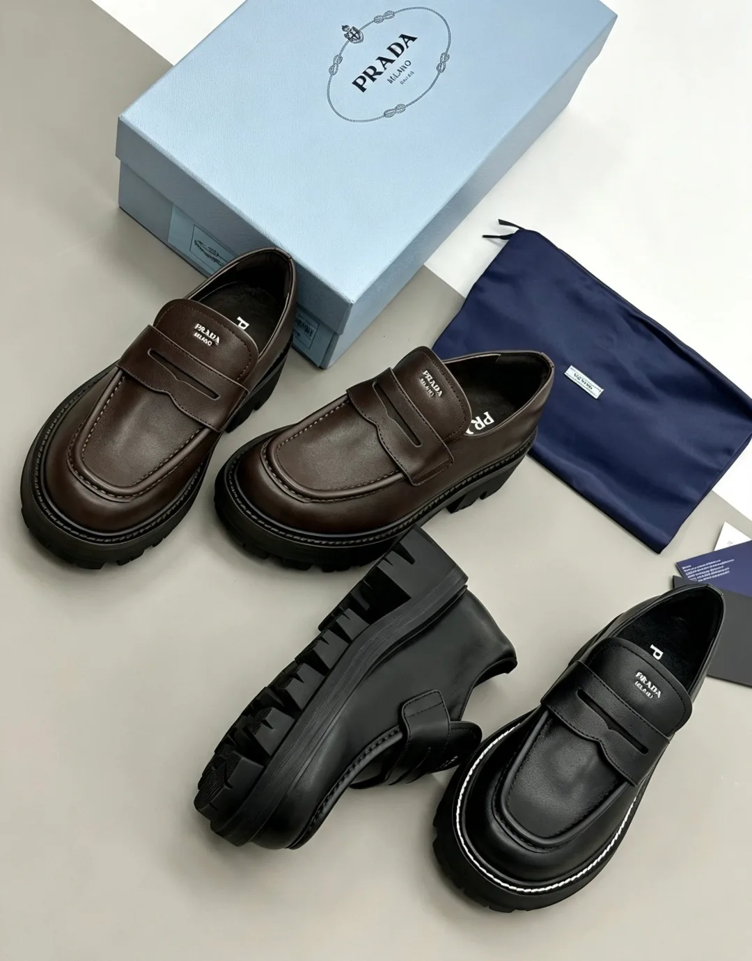 Лоферы И Мокасины Женские Prada 18223993