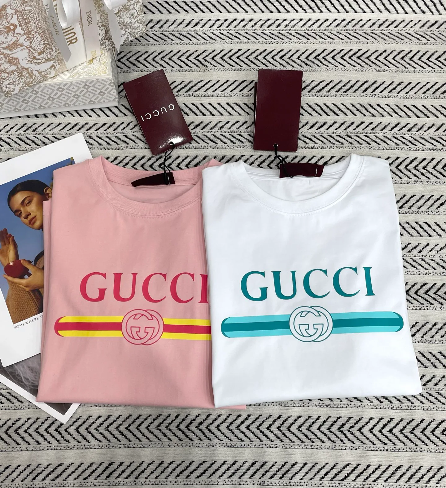 Футболки Женские Gucci 4689439