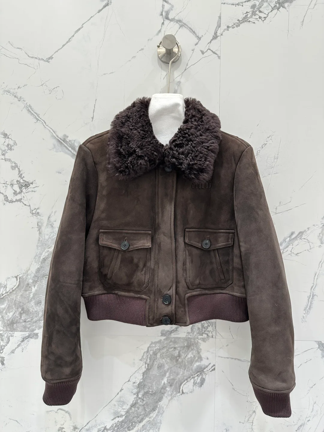 Кожаные Куртки И Дублёнки Женские Miu Miu 875259