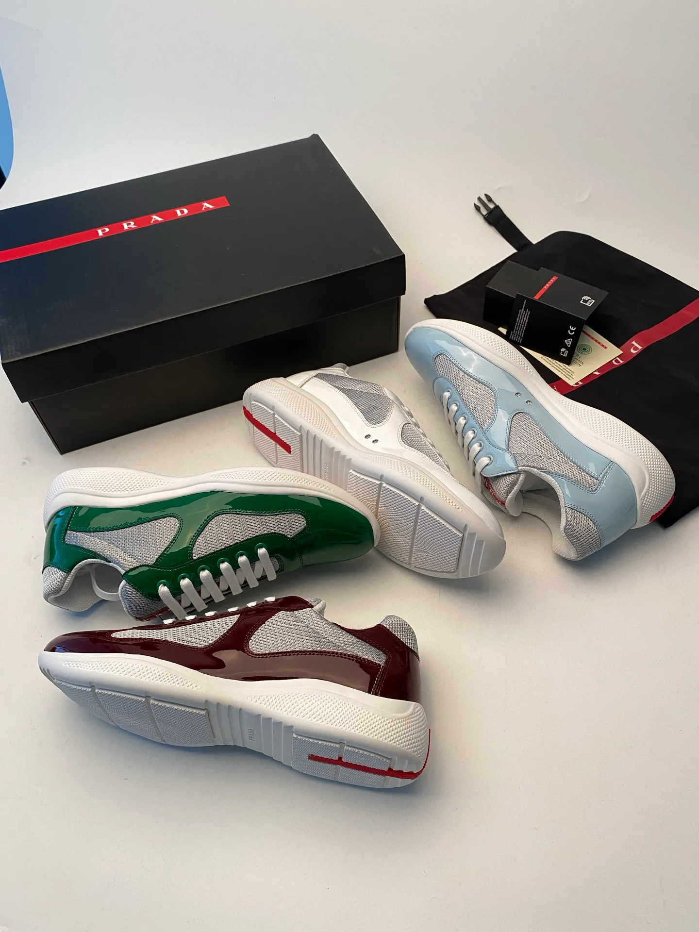 Кроссовки Мужские Prada 850556