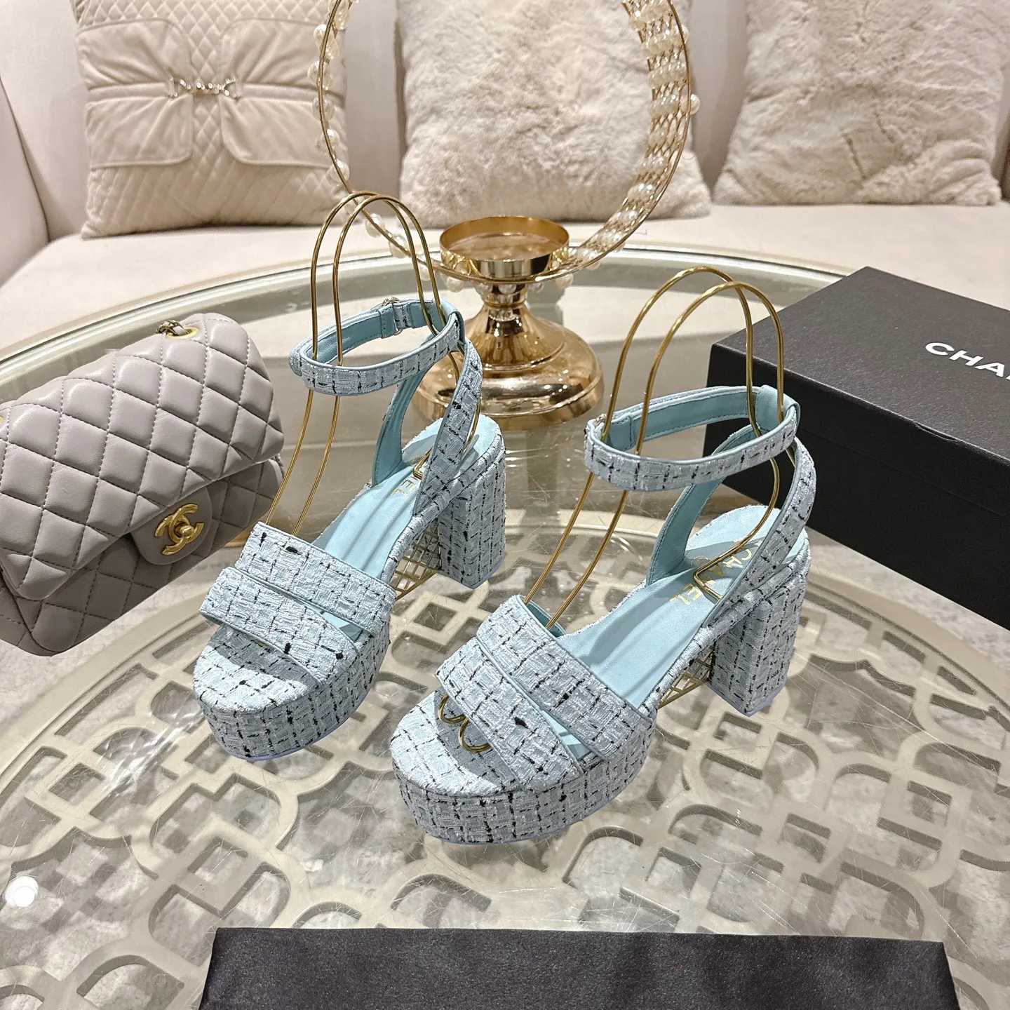 Босоножки Женские Chanel 9361031