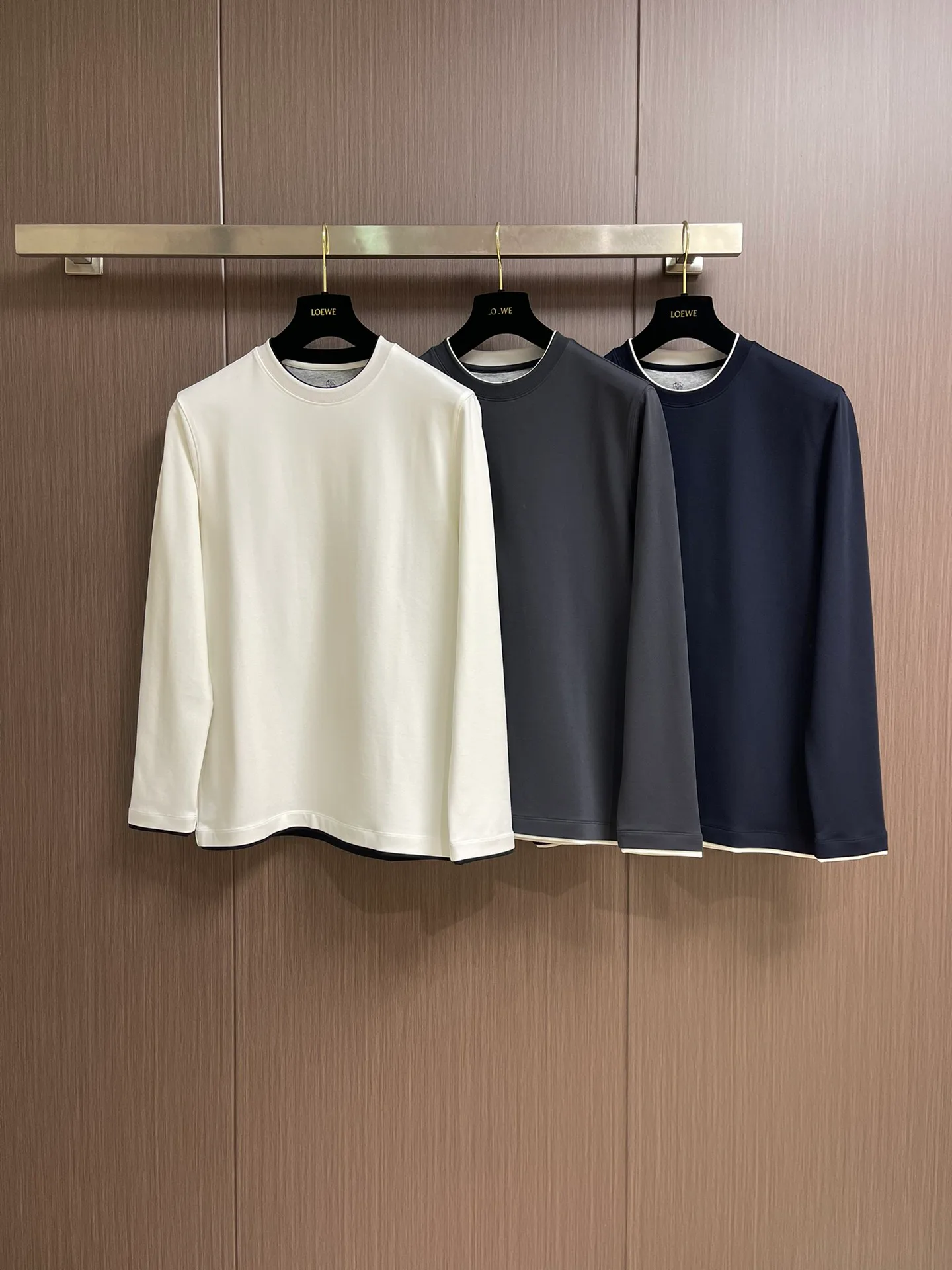 Лонгсливы Мужские Brunello Cucinelli 106291