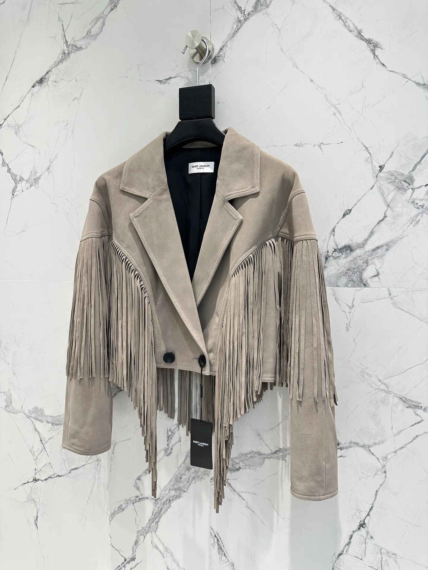 Кожаные Куртки И Дублёнки Женские Saint Laurent 12957012
