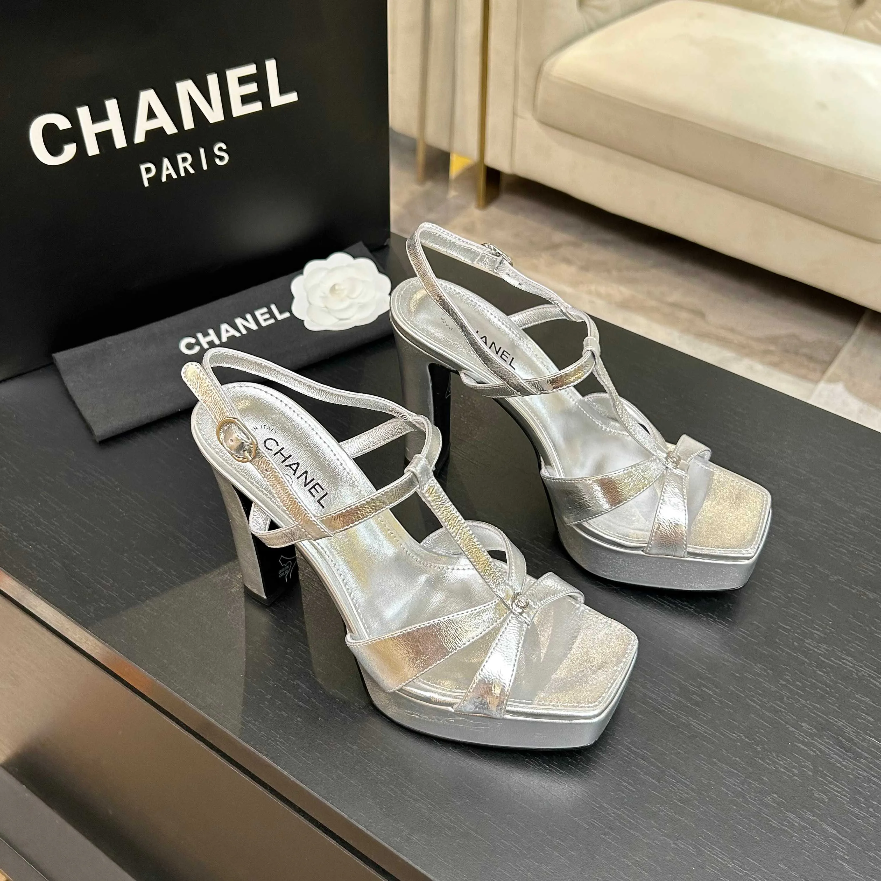 Босоножки Женские Chanel 12807398