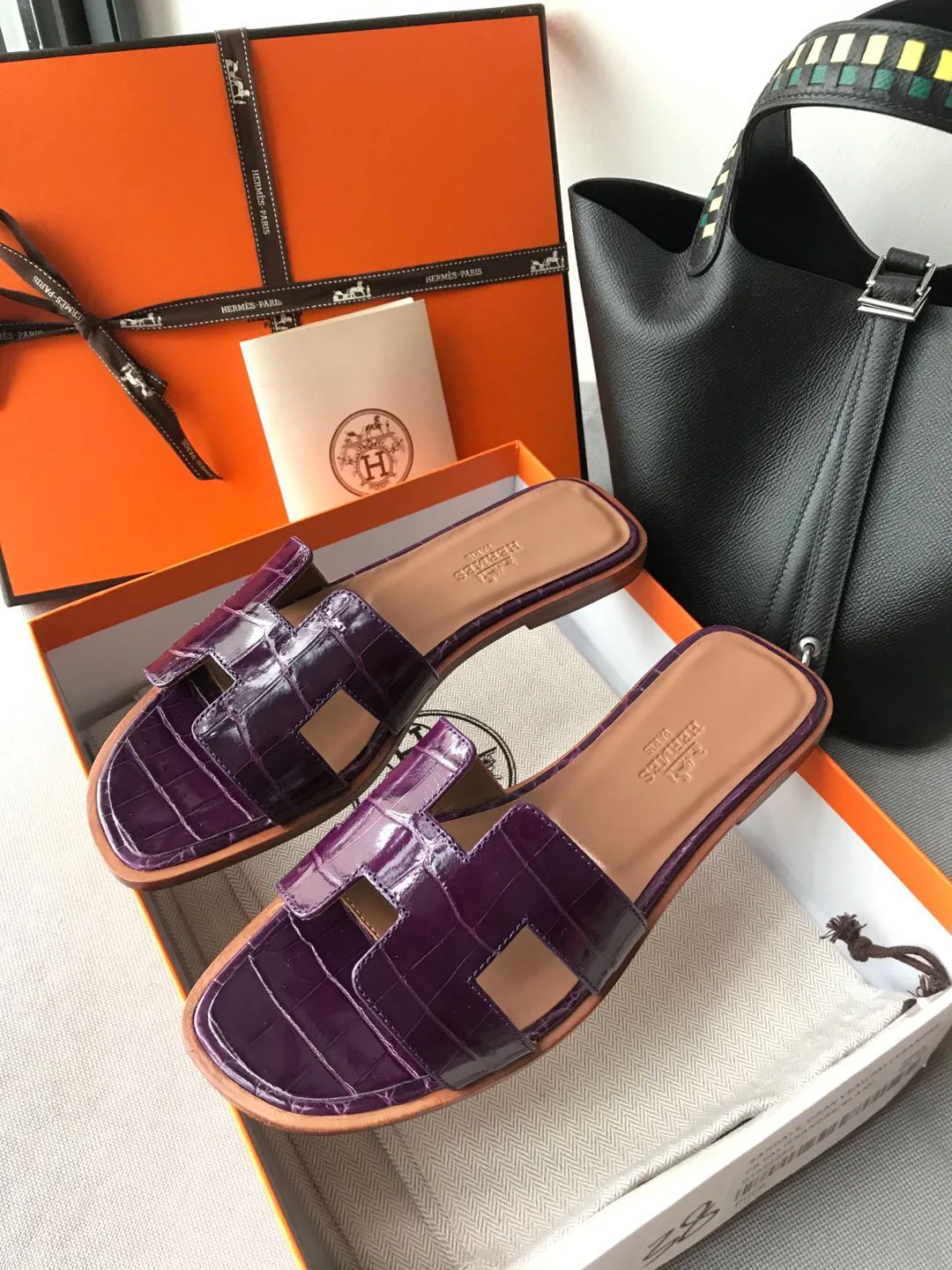 Шлепанцы Женские Hermes 3967612