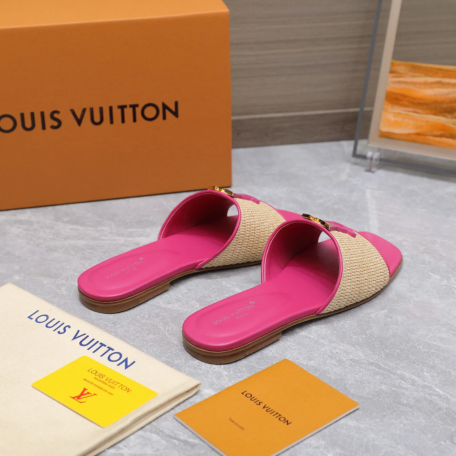 Шлепанцы Женские Louis Vuitton 491973