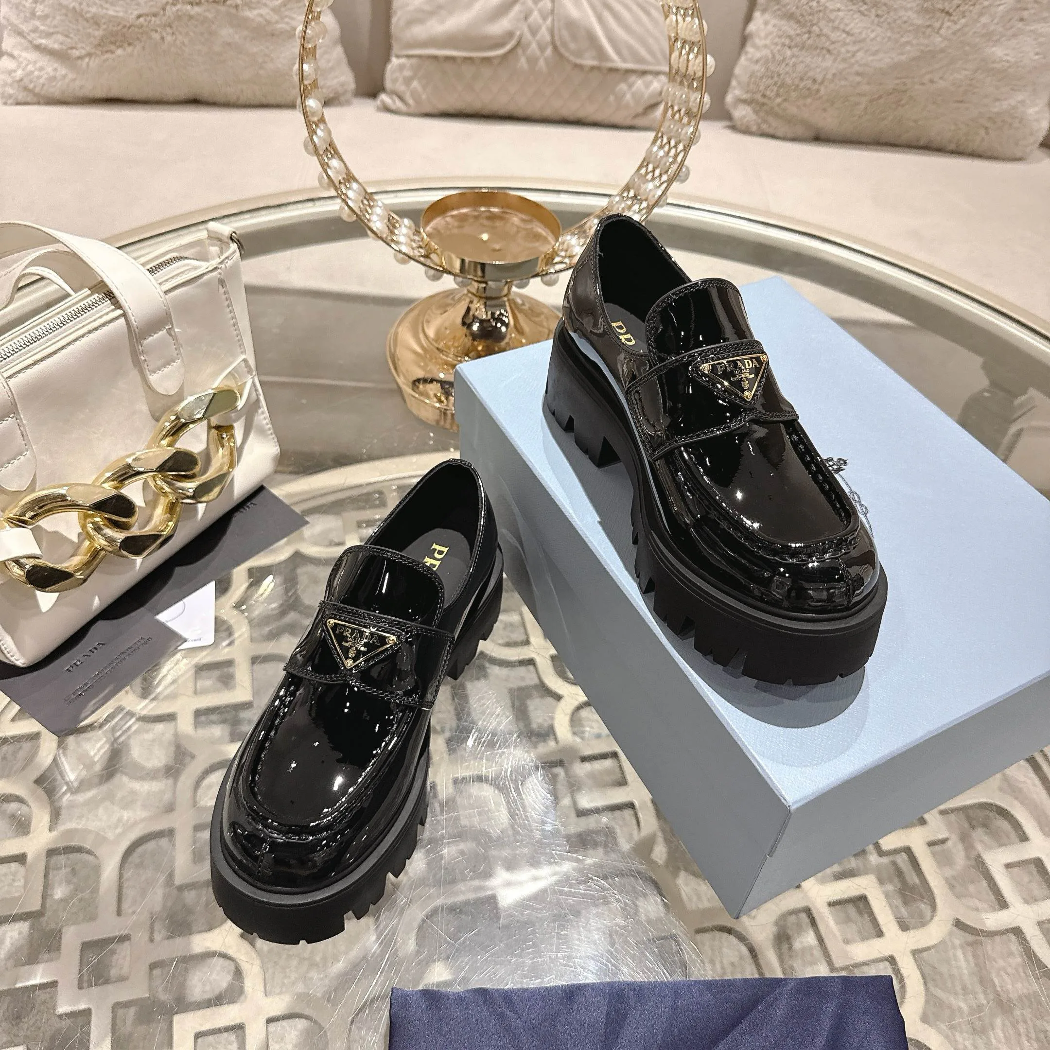 Лоферы И Мокасины Женские Prada 931629