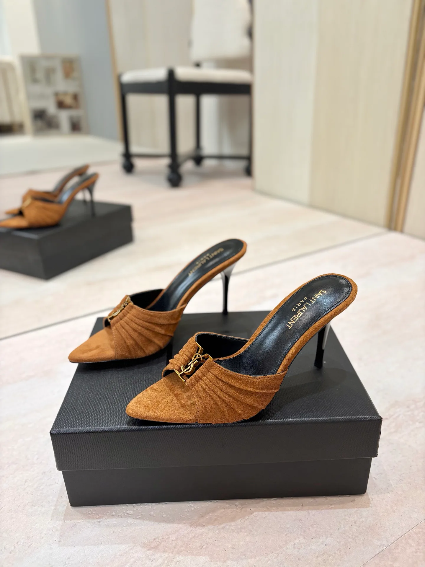 Мюли И Сабо Женские Saint Laurent 17476015