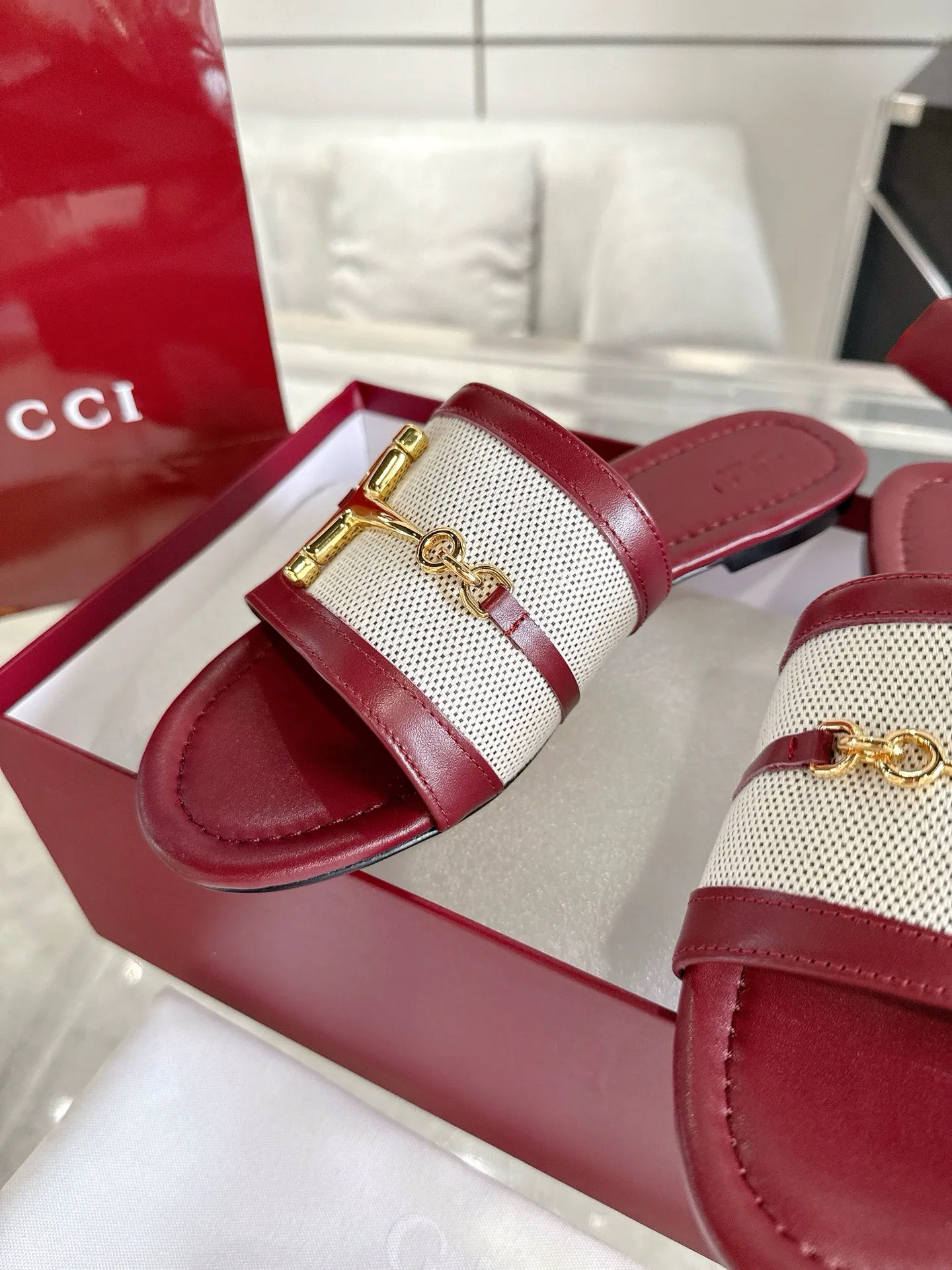Шлепанцы Женские Gucci 120067