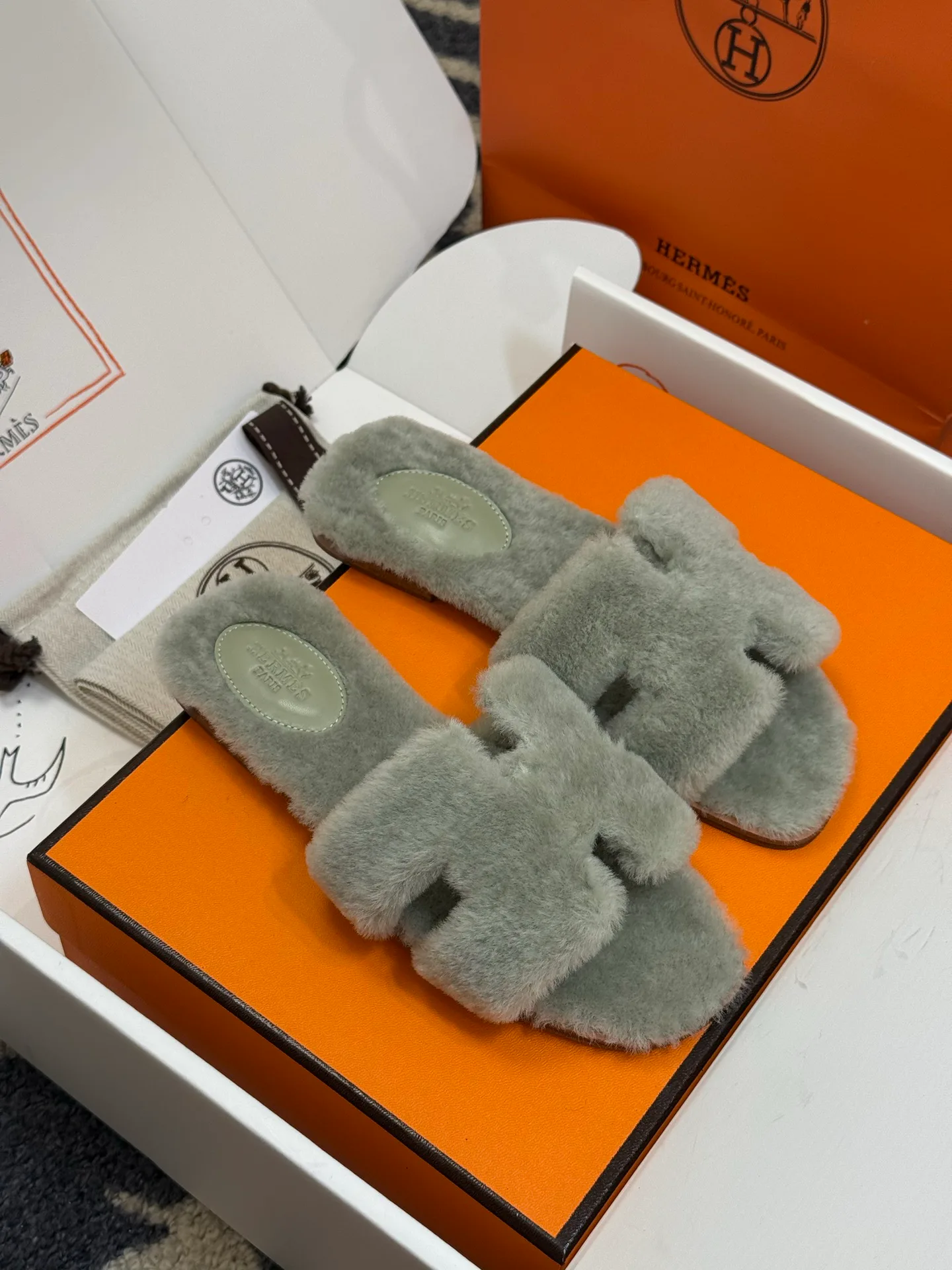 Тапочки Женские Hermes 60696