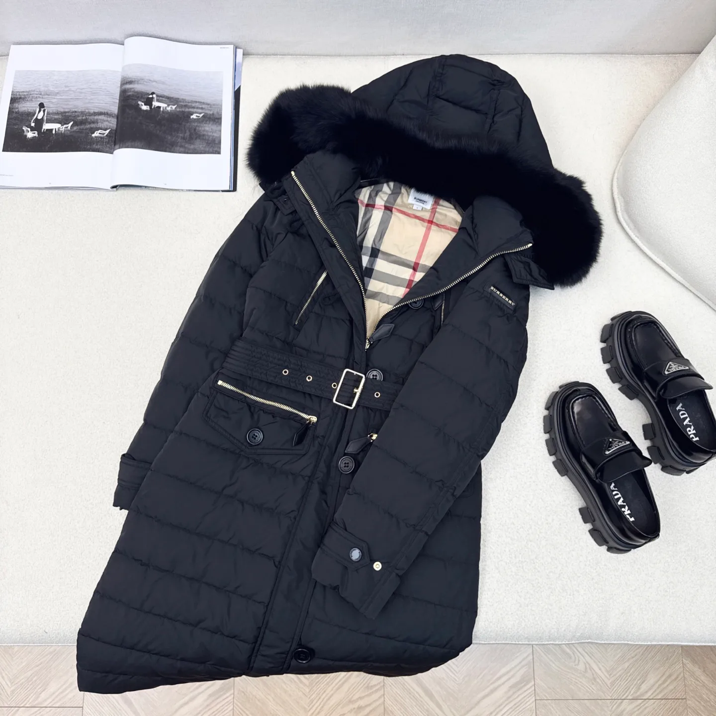 Куртки И Пуховики Женские Burberry 1884104