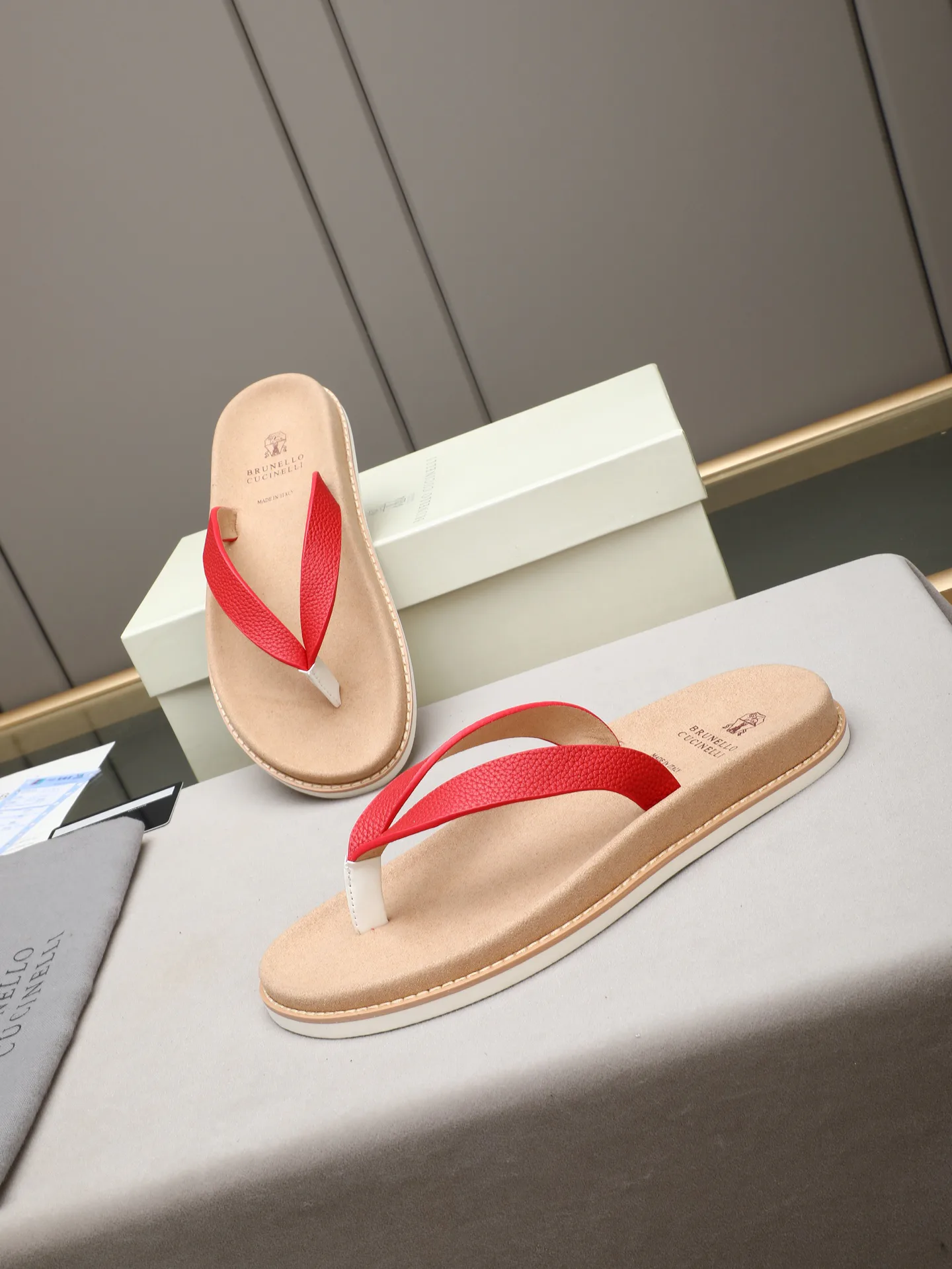 Шлепанцы Мужские Brunello Cucinelli 6062754