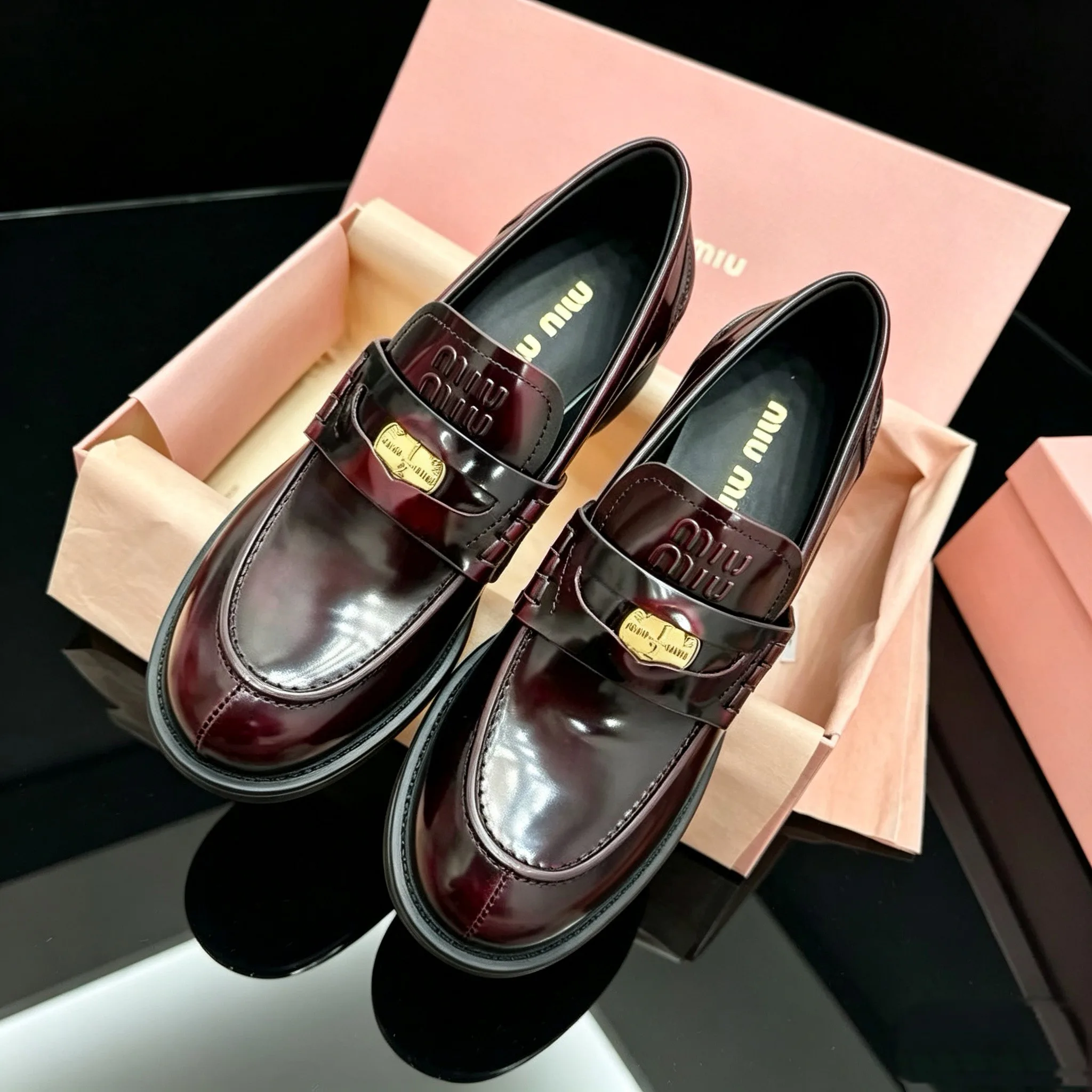 Лоферы И Мокасины Женские Miu Miu 18703350