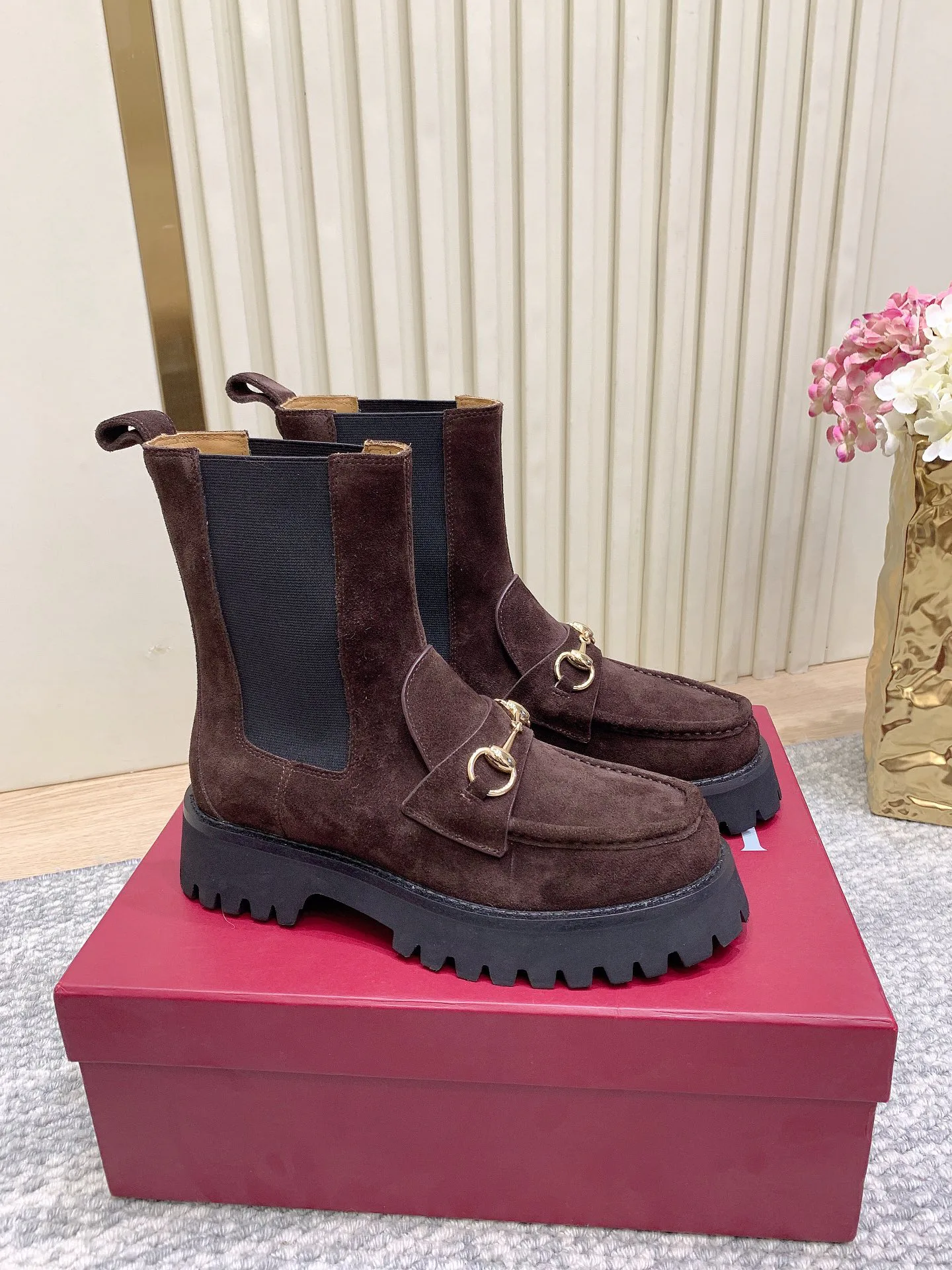 Ботинки Женские Gucci 19561623