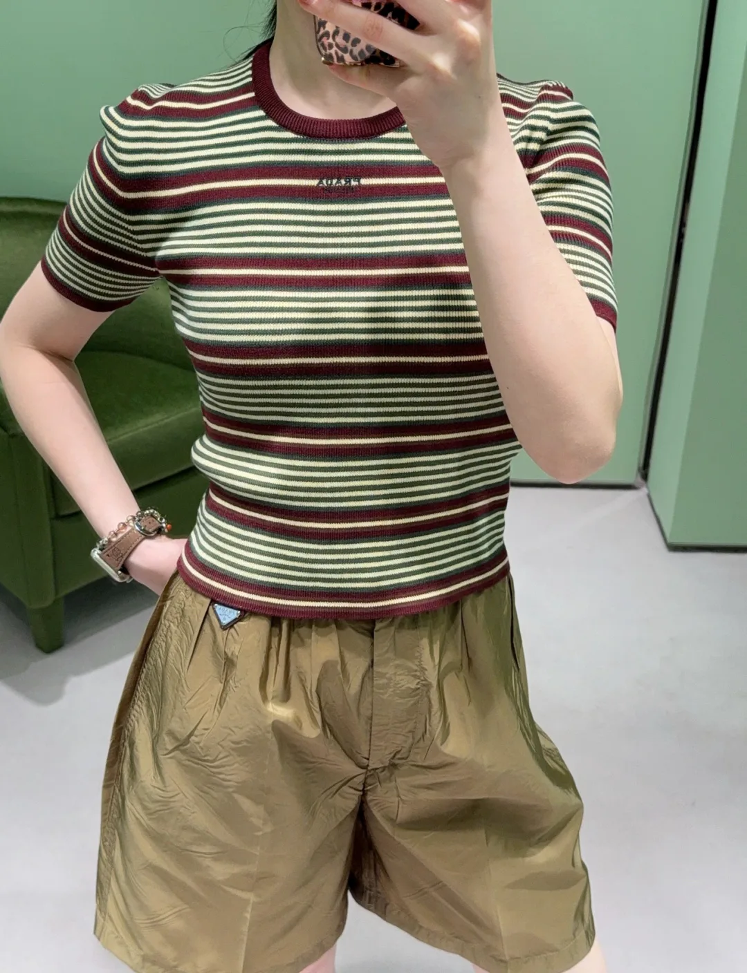 Футболки Женские Prada 9836757