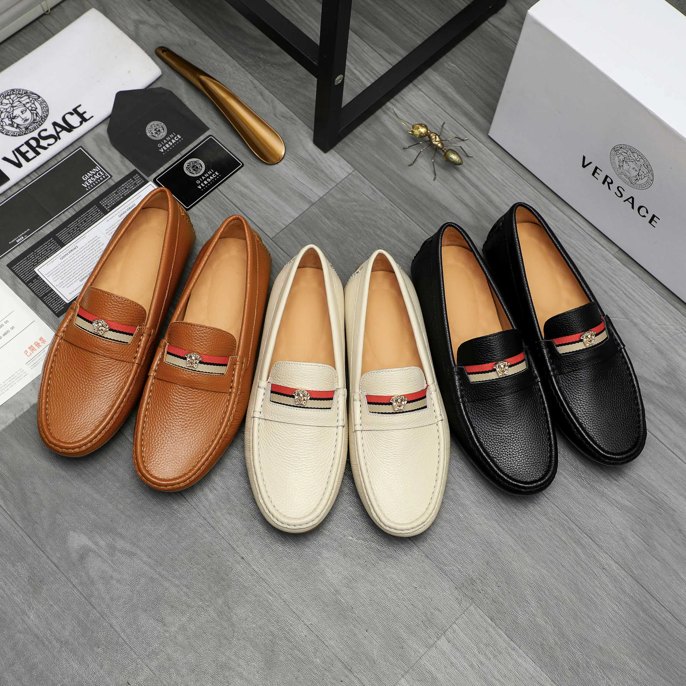 Мокасины Мужские Versace 11703852