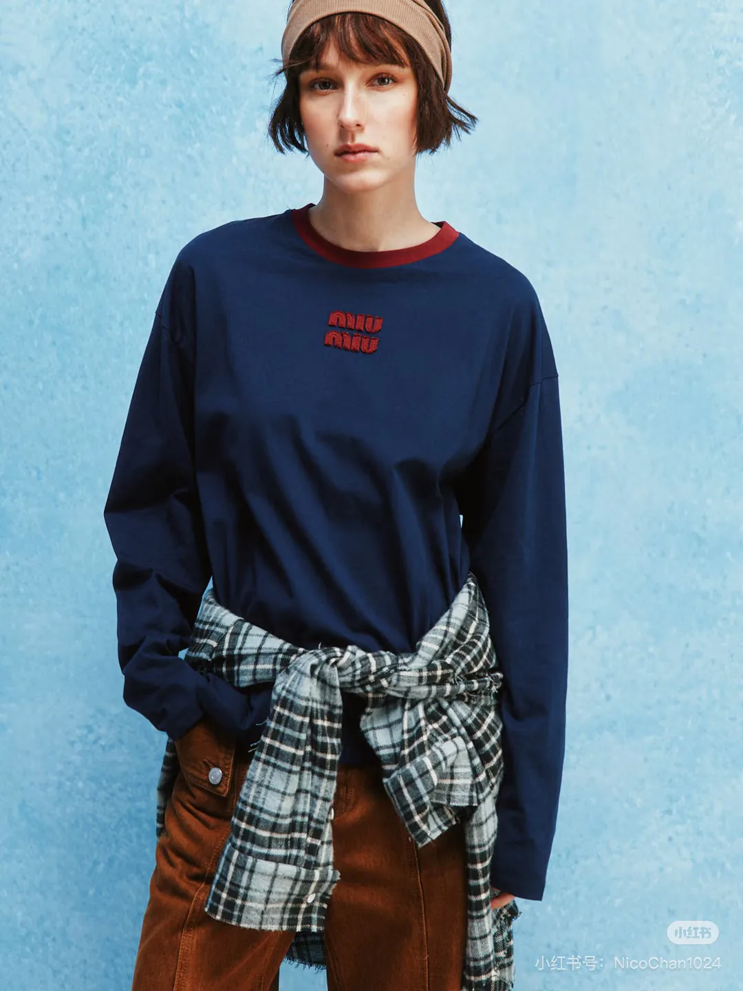 Лонгсливы Женские Miu Miu 9812653