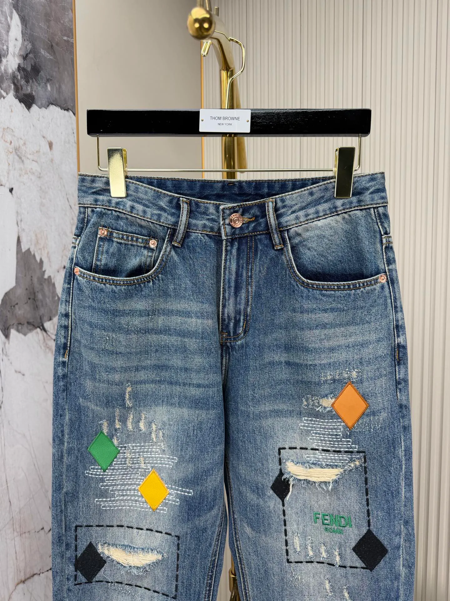 Джинсы Мужские Fendi 11411438