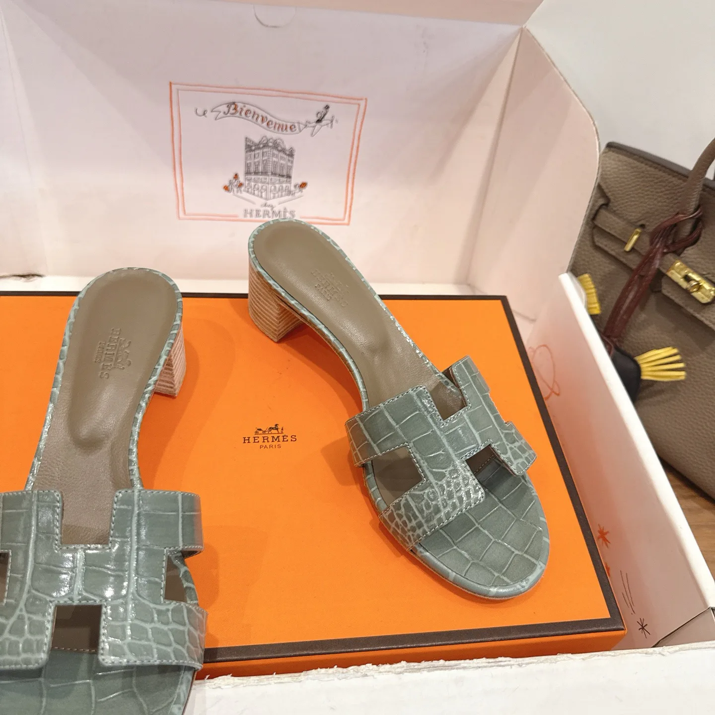 Босоножки Женские Hermes 1223534