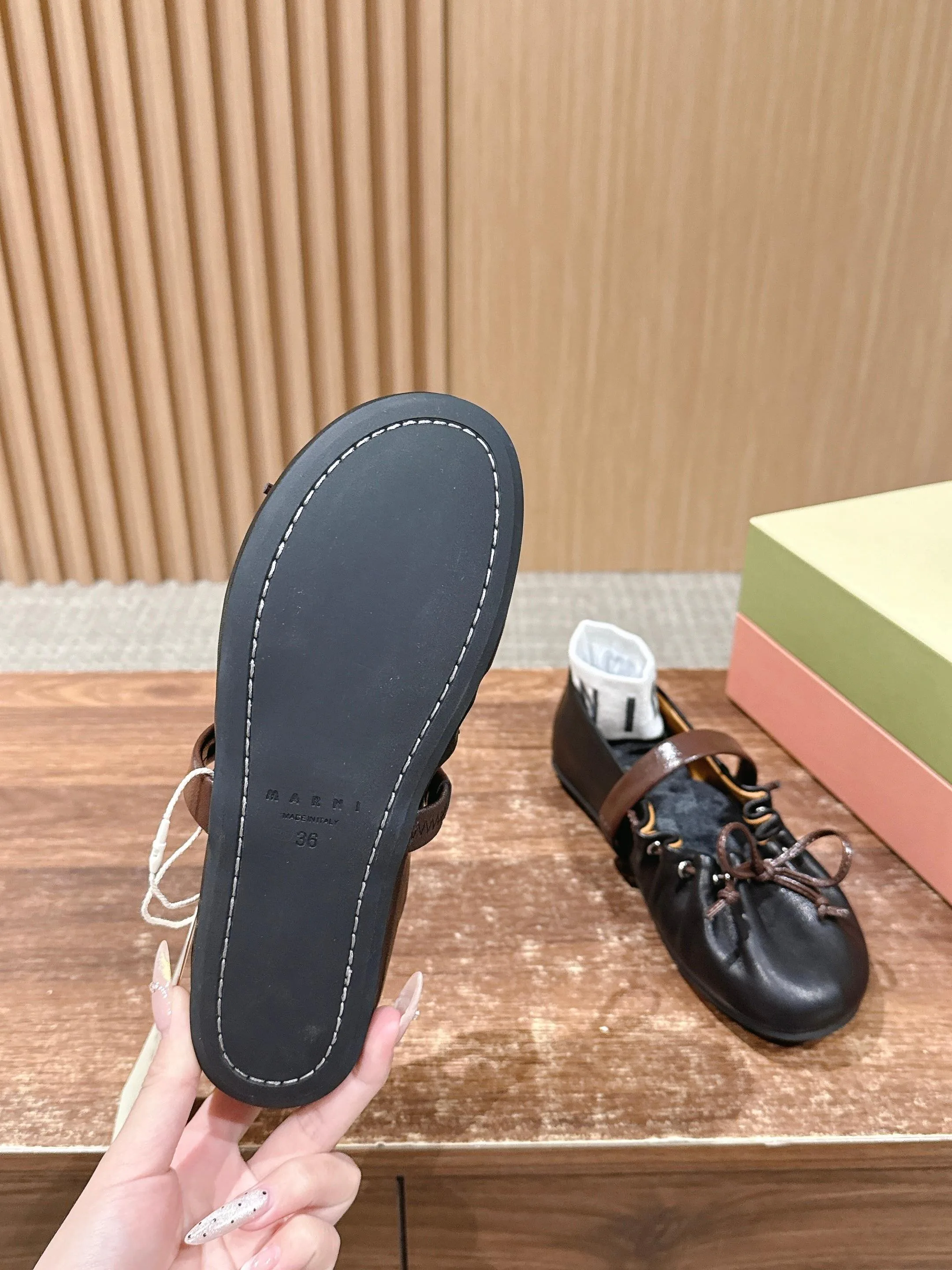 Балетки Женские Marni 1083461