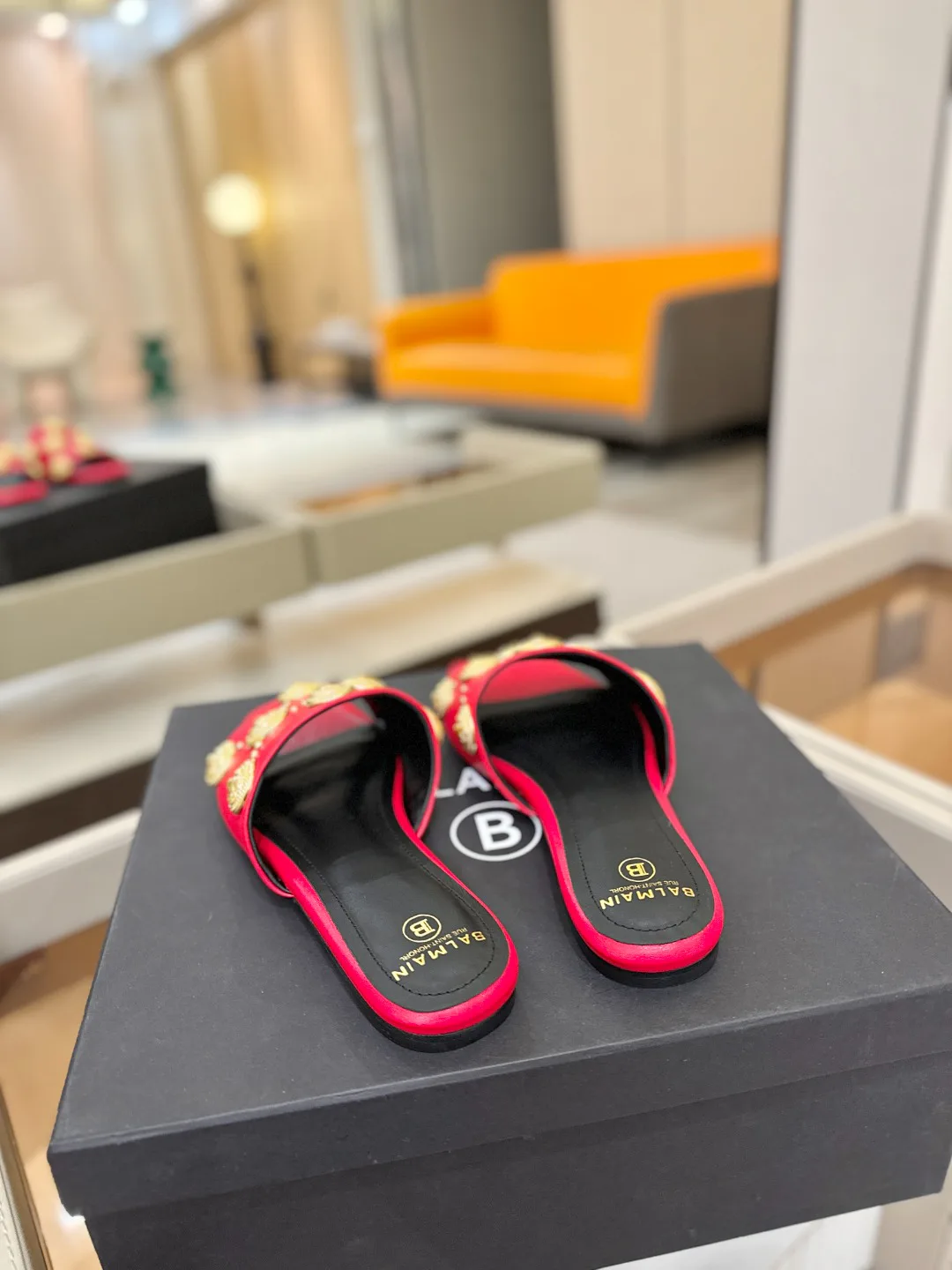 Шлепанцы Женские Balmain 841029