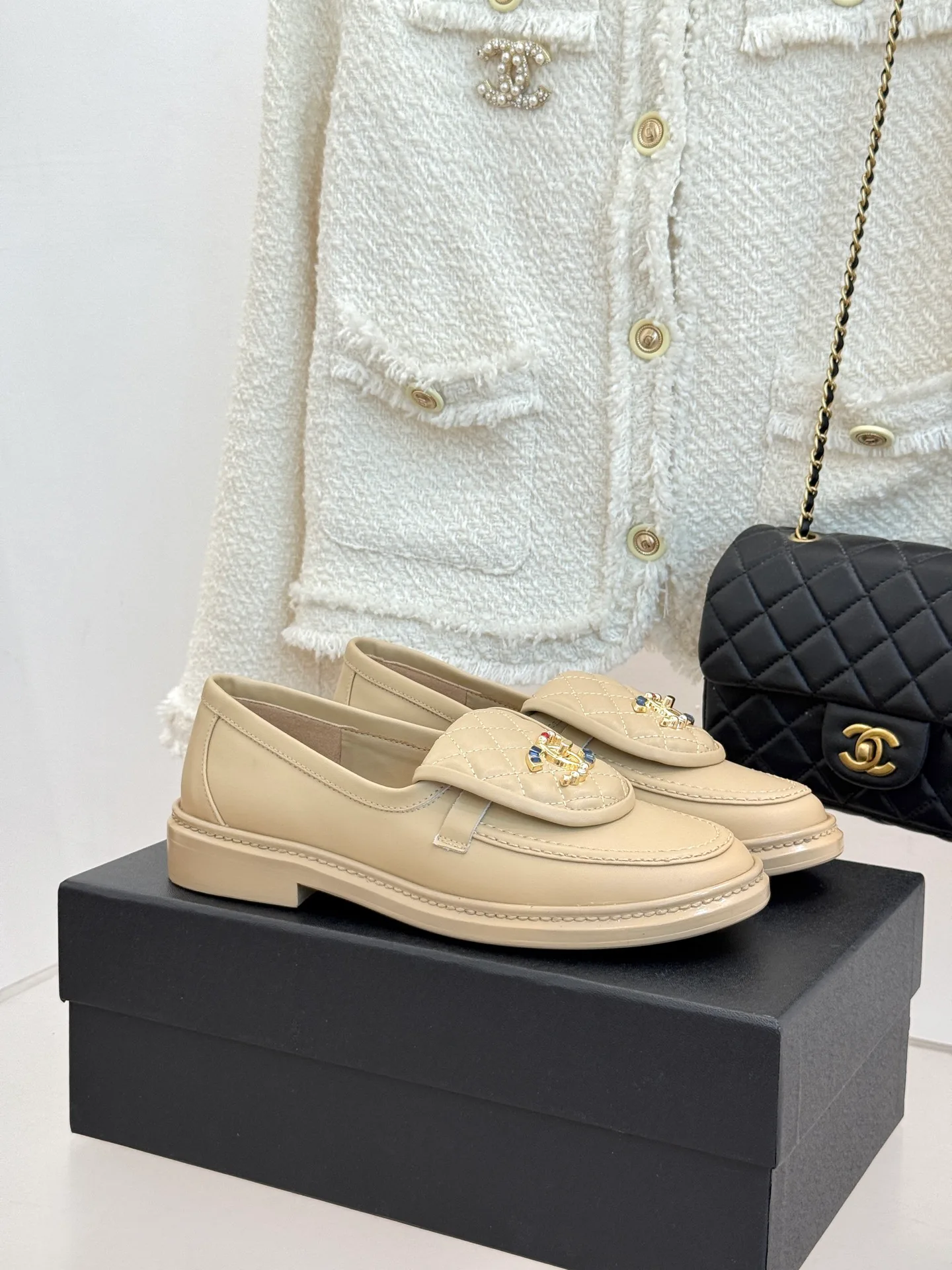Лоферы И Мокасины Женские Chanel 17336064