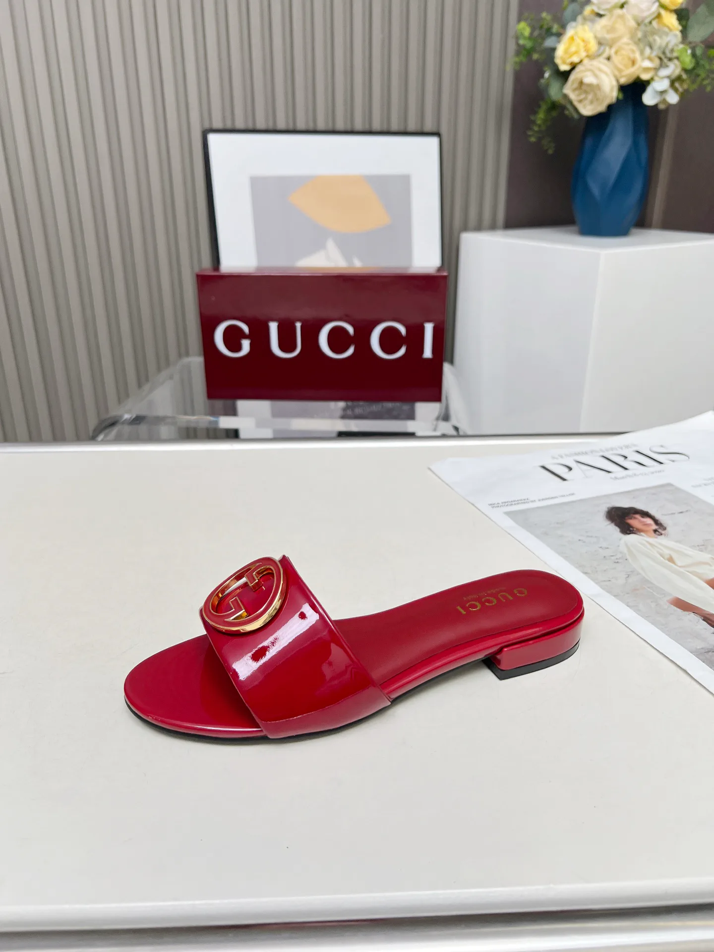 Шлепанцы Женские Gucci 17510