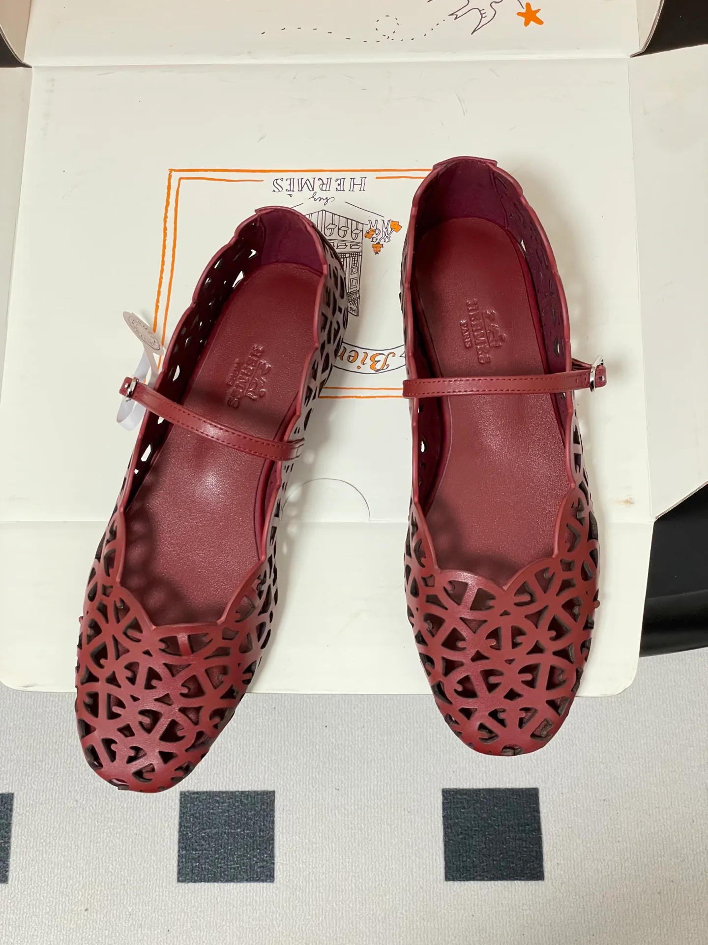 Балетки Женские Hermes 17558038