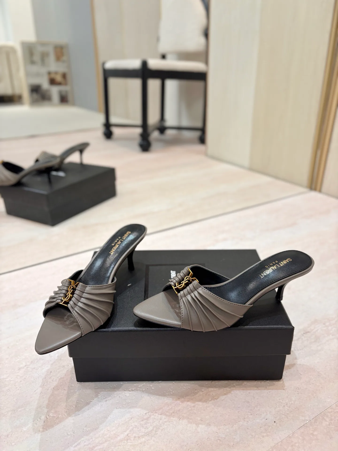 Мюли И Сабо Женские Saint Laurent 17476036