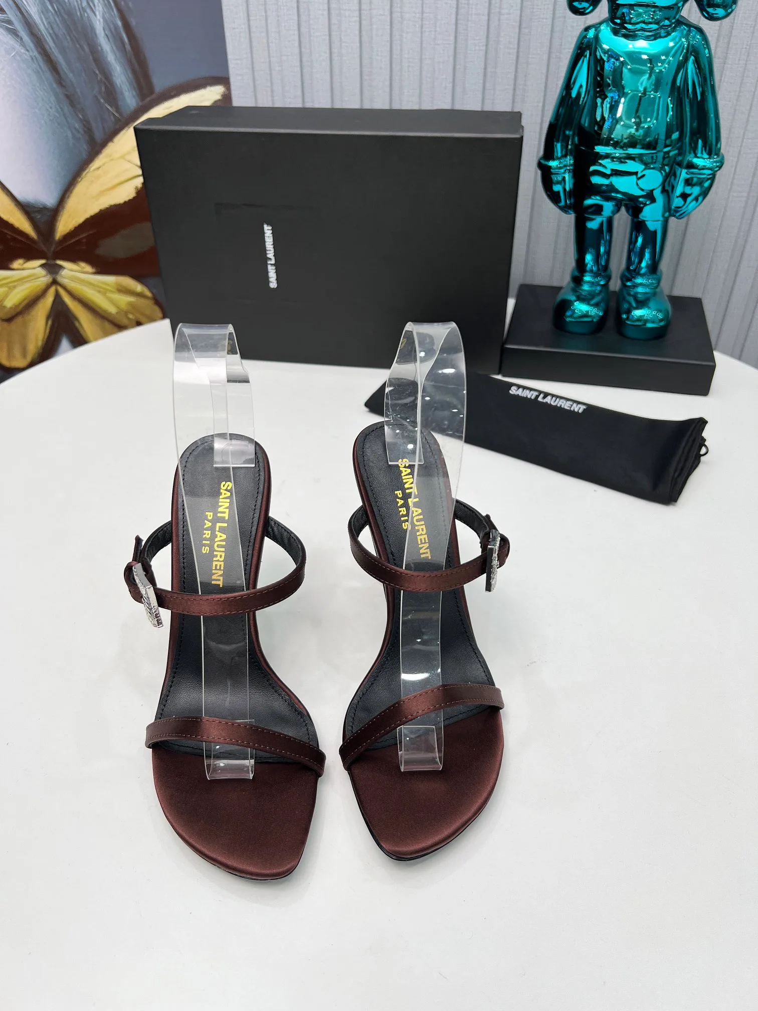 Босоножки Женские Saint Laurent 7184895