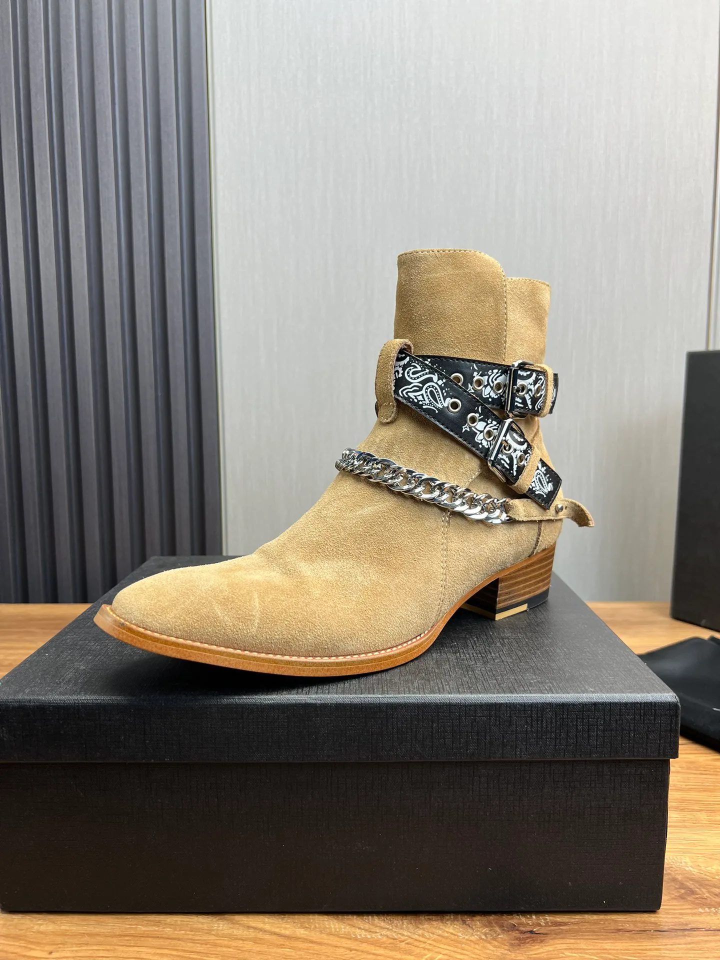 Ботинки Мужские Saint Laurent 1261434