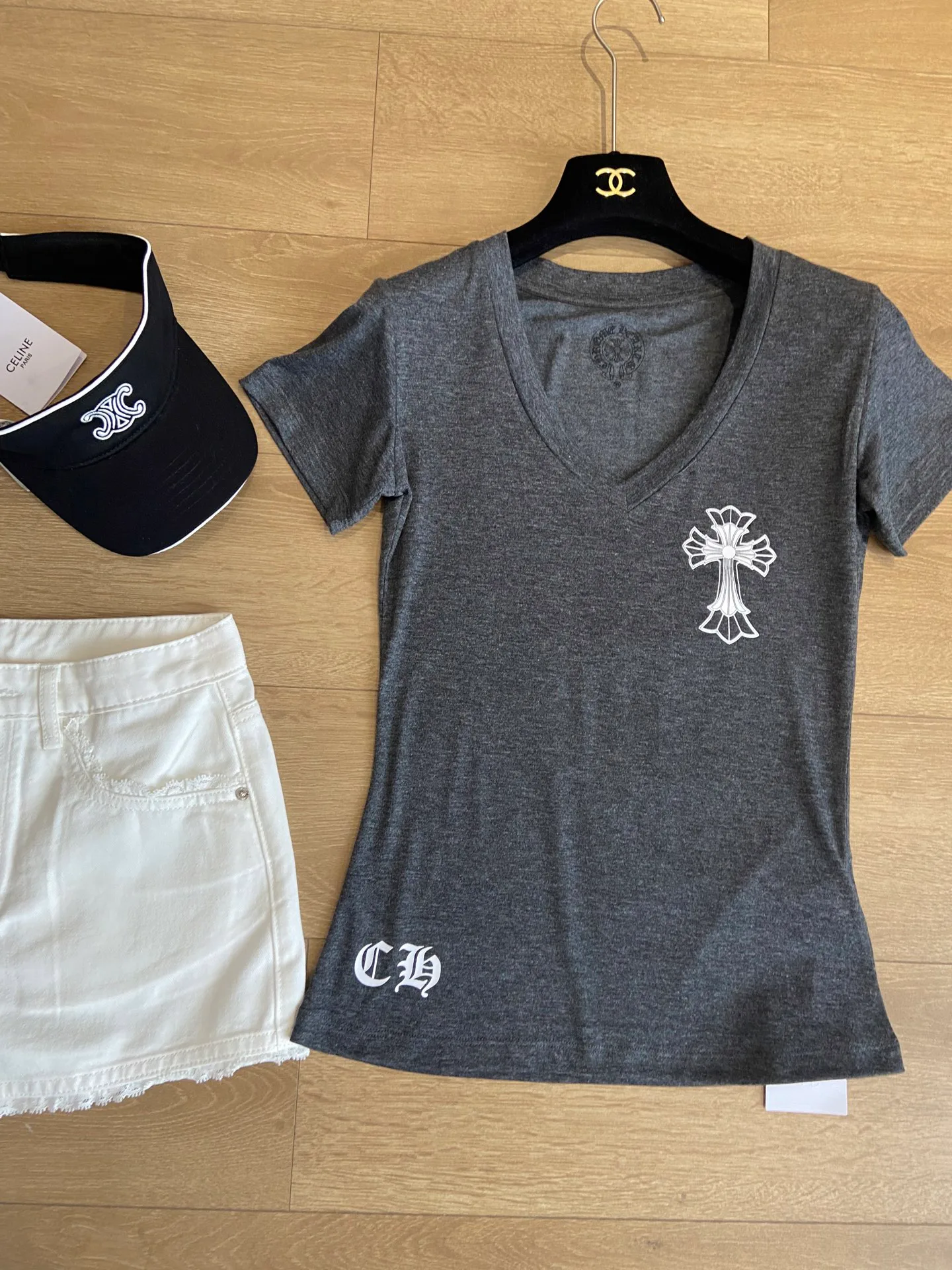 Футболки Женские Chrome Hearts 17160001