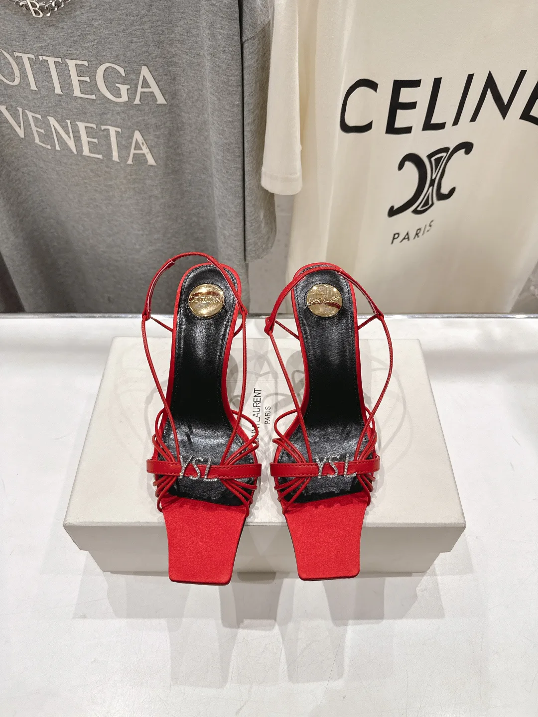 Босоножки Женские Saint Laurent 11623315