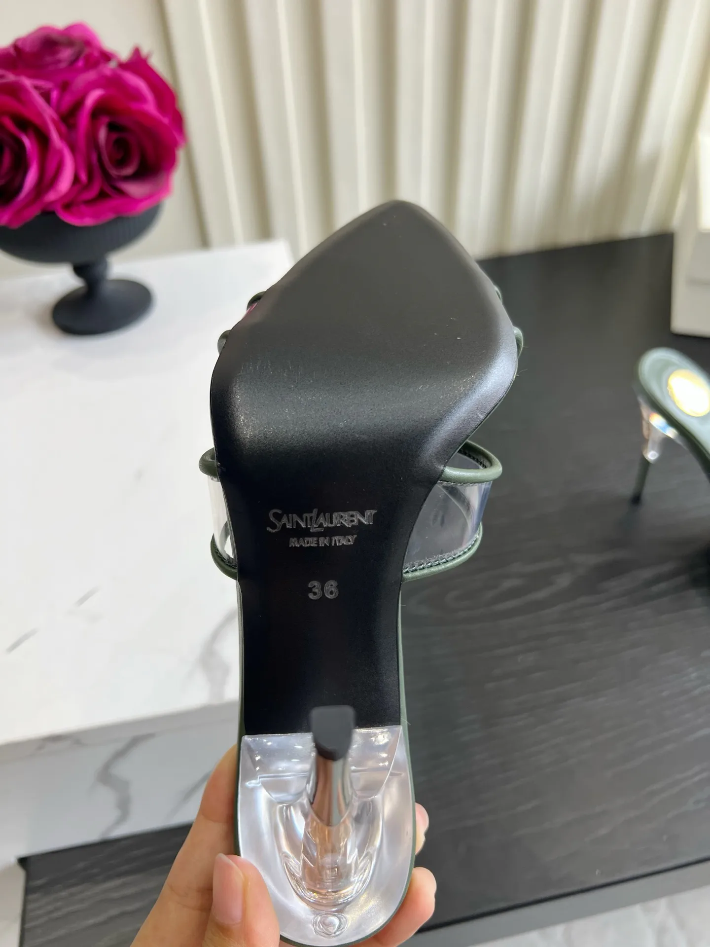 Босоножки Женские Saint Laurent 18614251