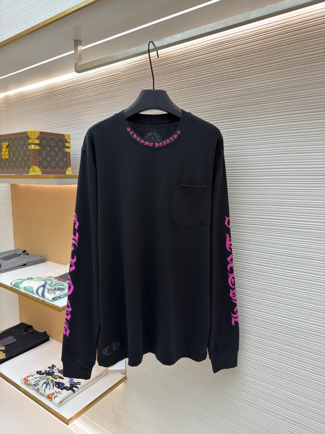Лонгсливы Мужские Chrome Hearts 11399351