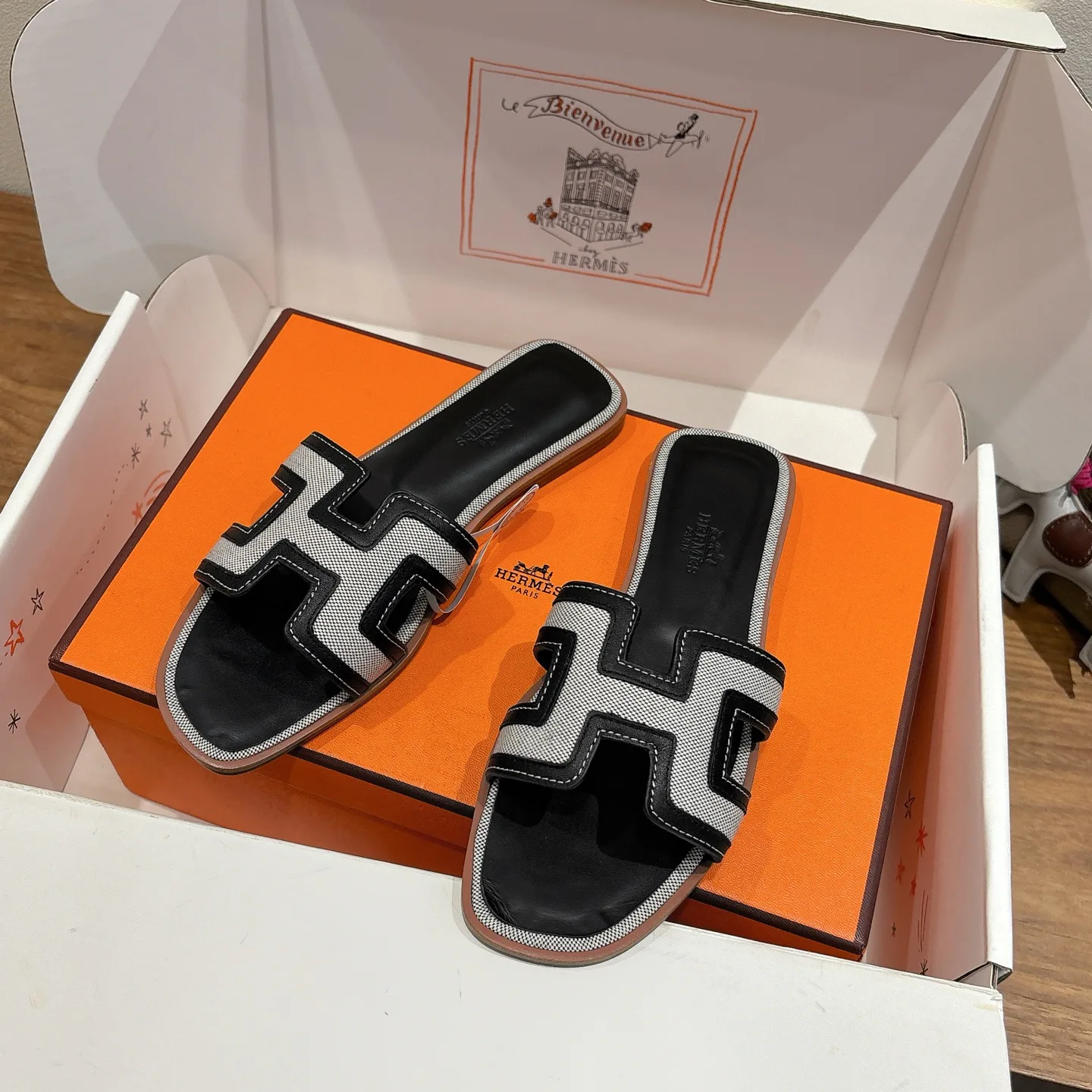 Шлепанцы Женские Hermes 873857