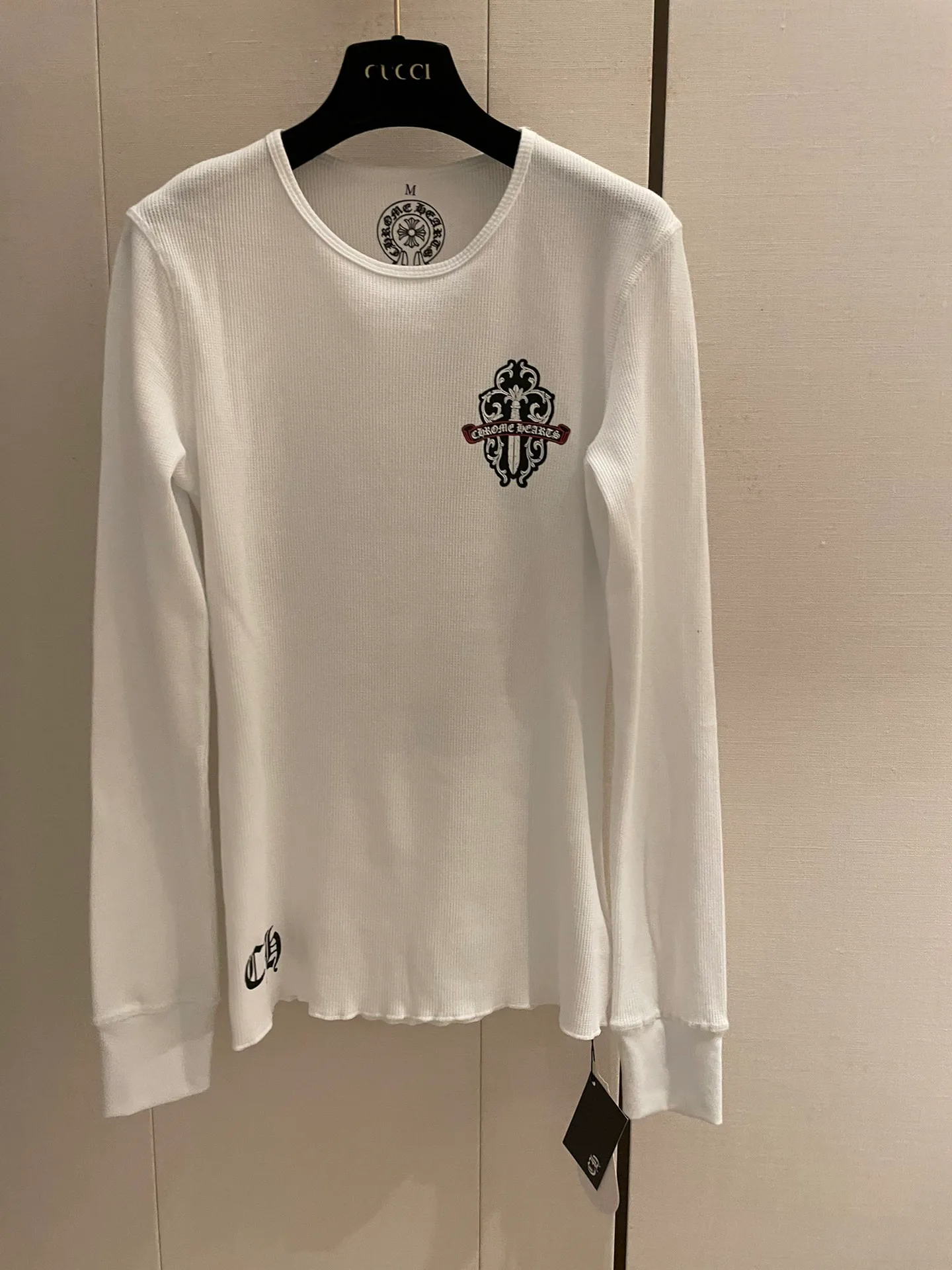 Лонгсливы Женские Chrome Hearts 4876991