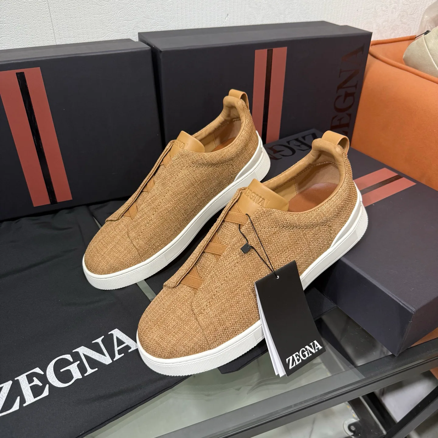 Кеды Мужские Zegna 373930