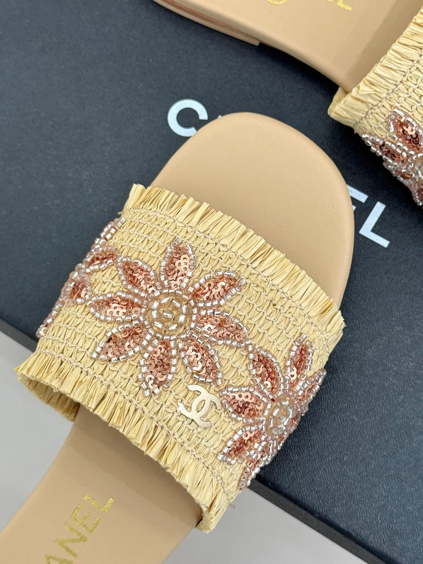 Шлепанцы Женские Chanel 1794983